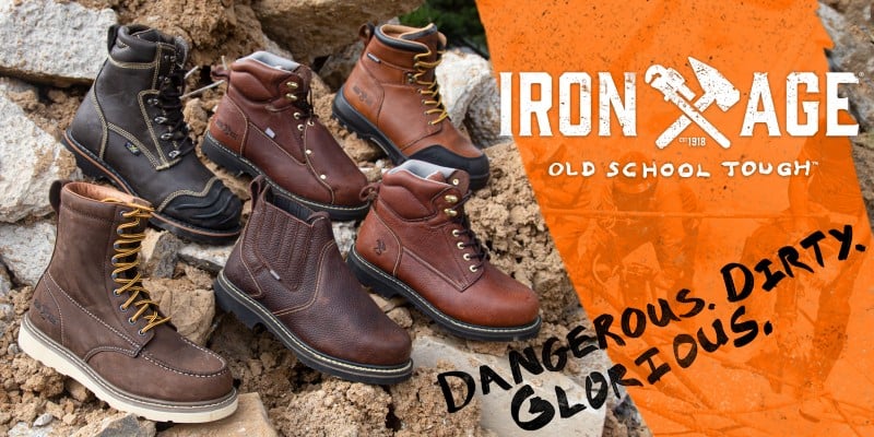 Iron Age Work Boots Banner