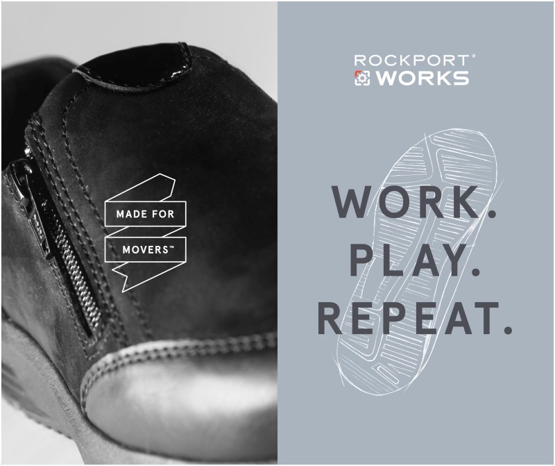 Rockport Works is Made for Movers: Work, Play, Repeat.