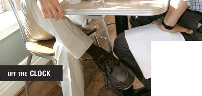 Florsheim work shoes off the clock