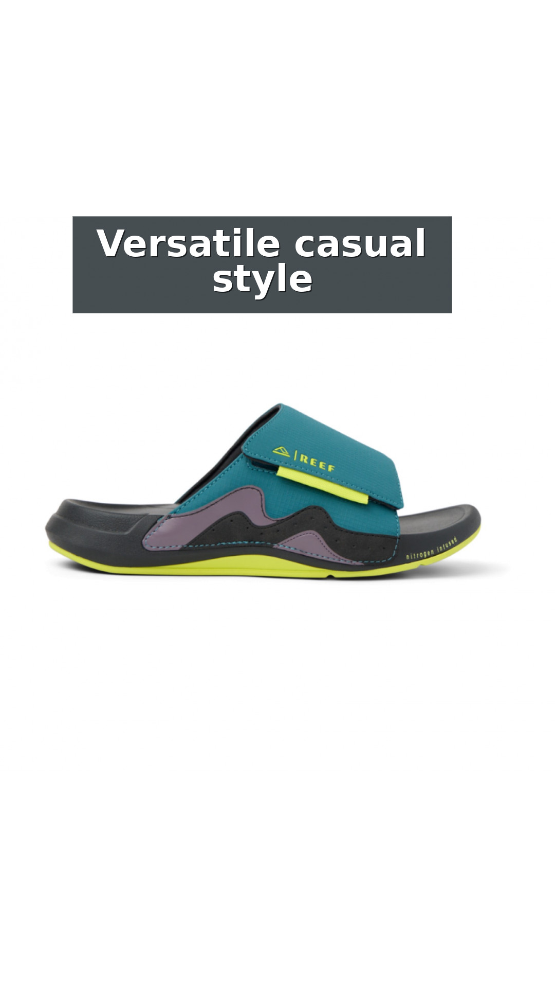 Reef Swell Cruiser Slide - Men's Comfort Sandals style detail 10: Versatile casual style
