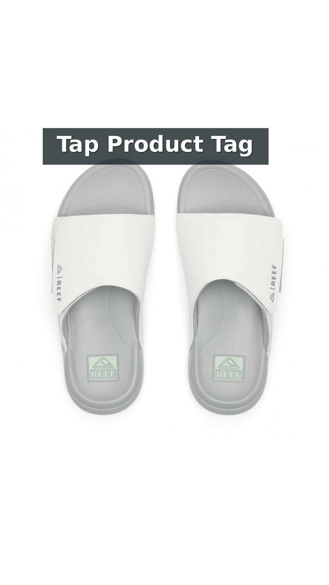 Reef Swell Cruiser Slide - Men's Comfort Sandals style detail 12: Tap Product Tag