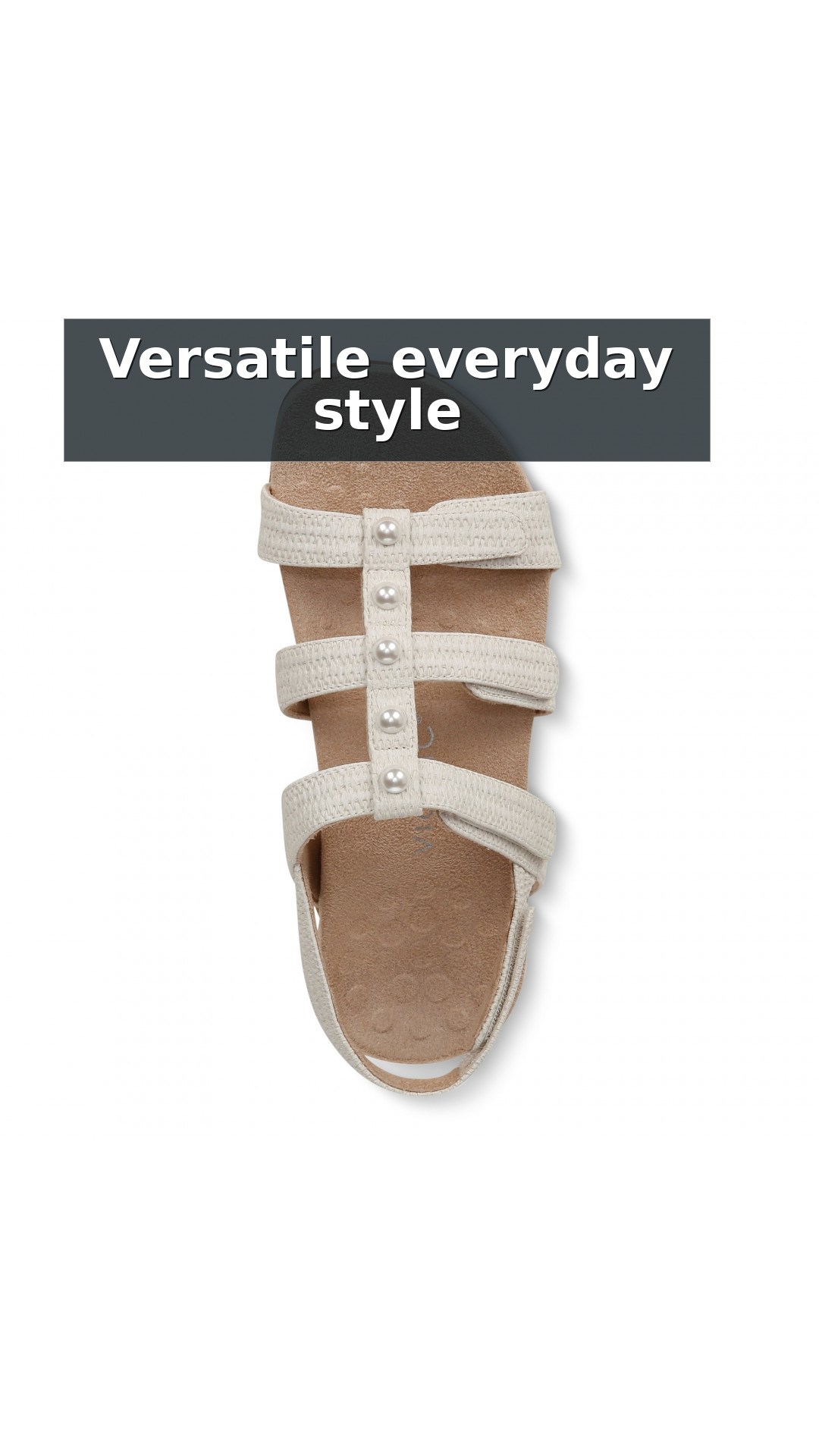 Vionic Amber Pearl Women's Adjustable Orthotic Sandal style detail 10: Versatile everyday style