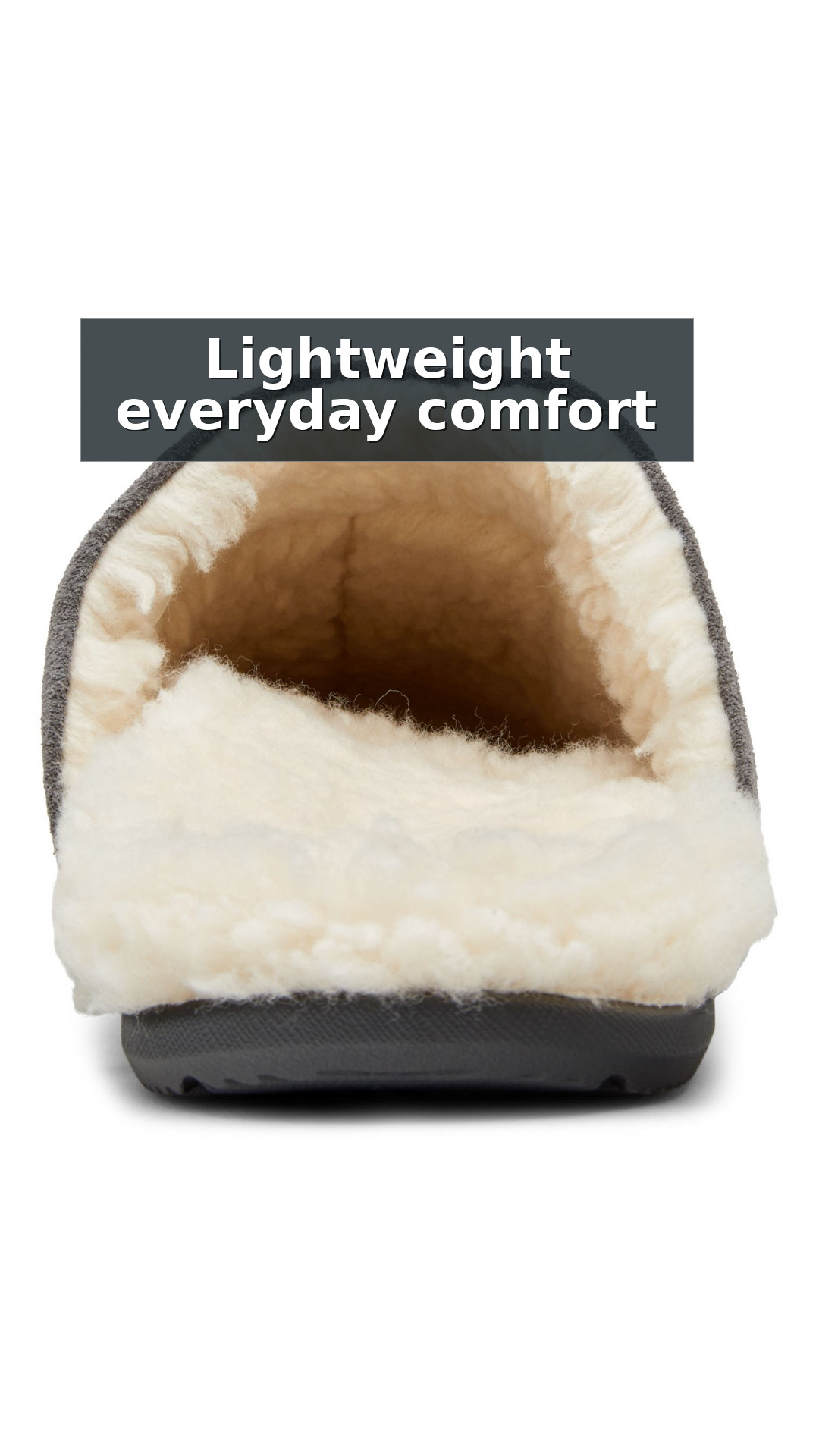 Vionic Alfons Men's Orthotic Comfort Slipper style detail 9: Lightweight everyday comfort