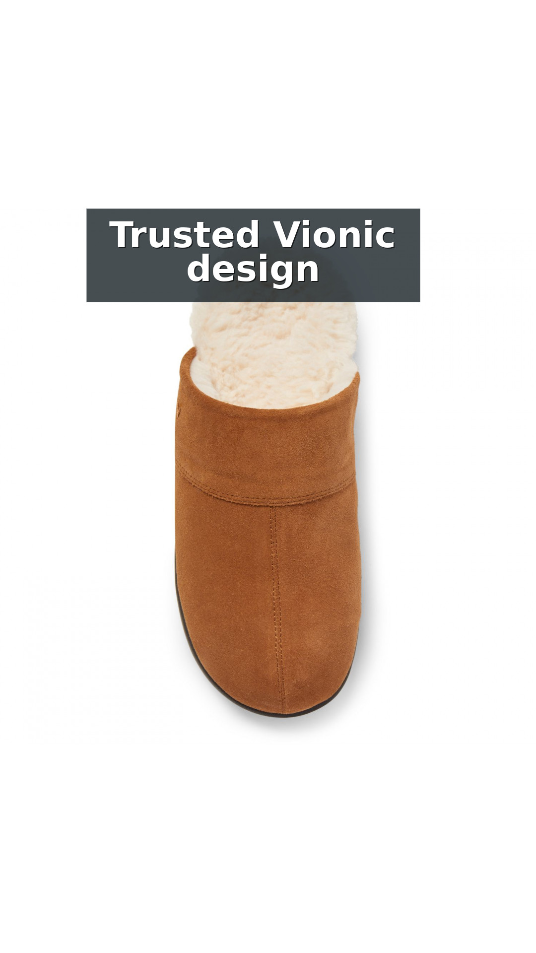 Vionic Alfons Men's Orthotic Comfort Slipper style detail 11: Trusted Vionic design