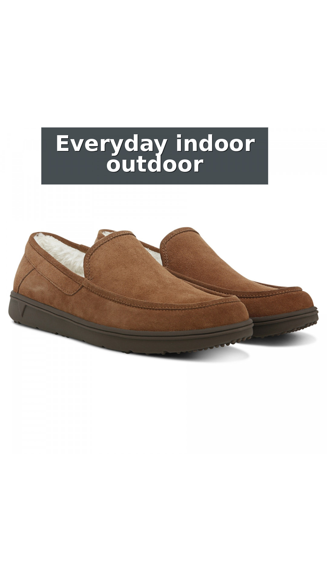 Vionic Gustavo Men's Orthotic Slipper with Removable Insoles style detail 8: Everyday indoor outdoor