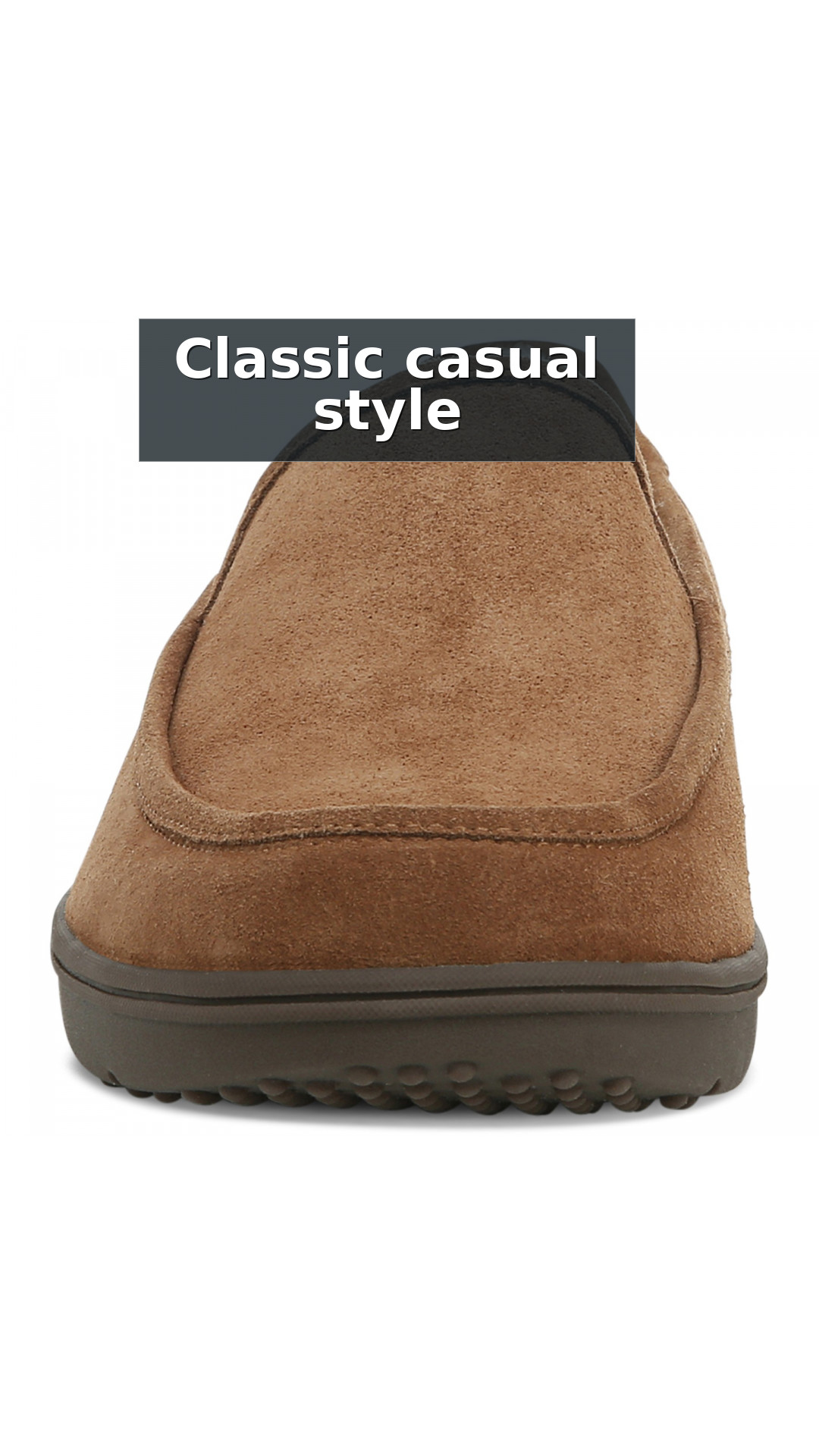 Vionic Gustavo Men's Orthotic Slipper with Removable Insoles style detail 10: Classic casual style