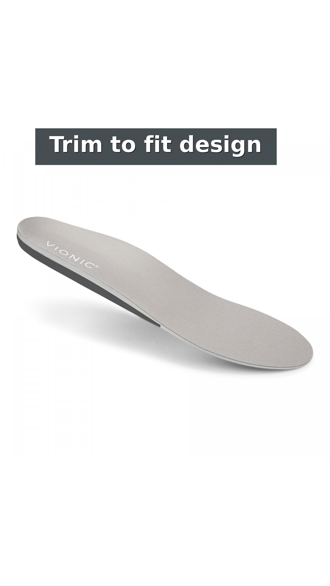 Vionic Active Orthotic Insoles - Trim-to-Fit Unisex Support style detail 2: Trim to fit design
