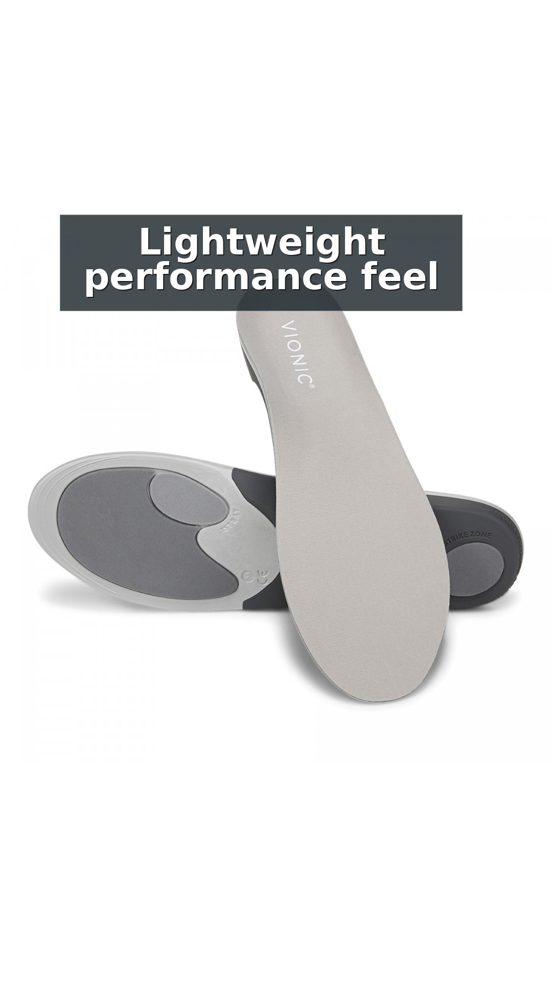 Vionic Active Orthotic Insoles - Trim-to-Fit Unisex Support style detail 6: Lightweight performance feel