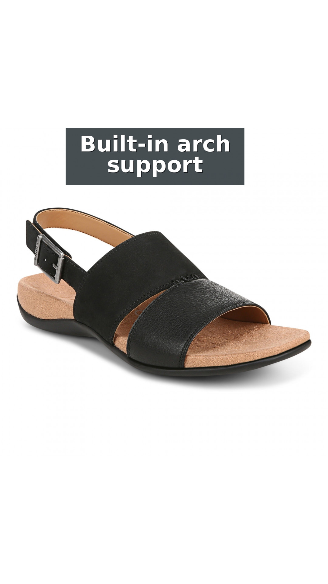Vionic Morro Women's Slingback Comfort Orthotic Sandal style detail 2: Built-in arch support