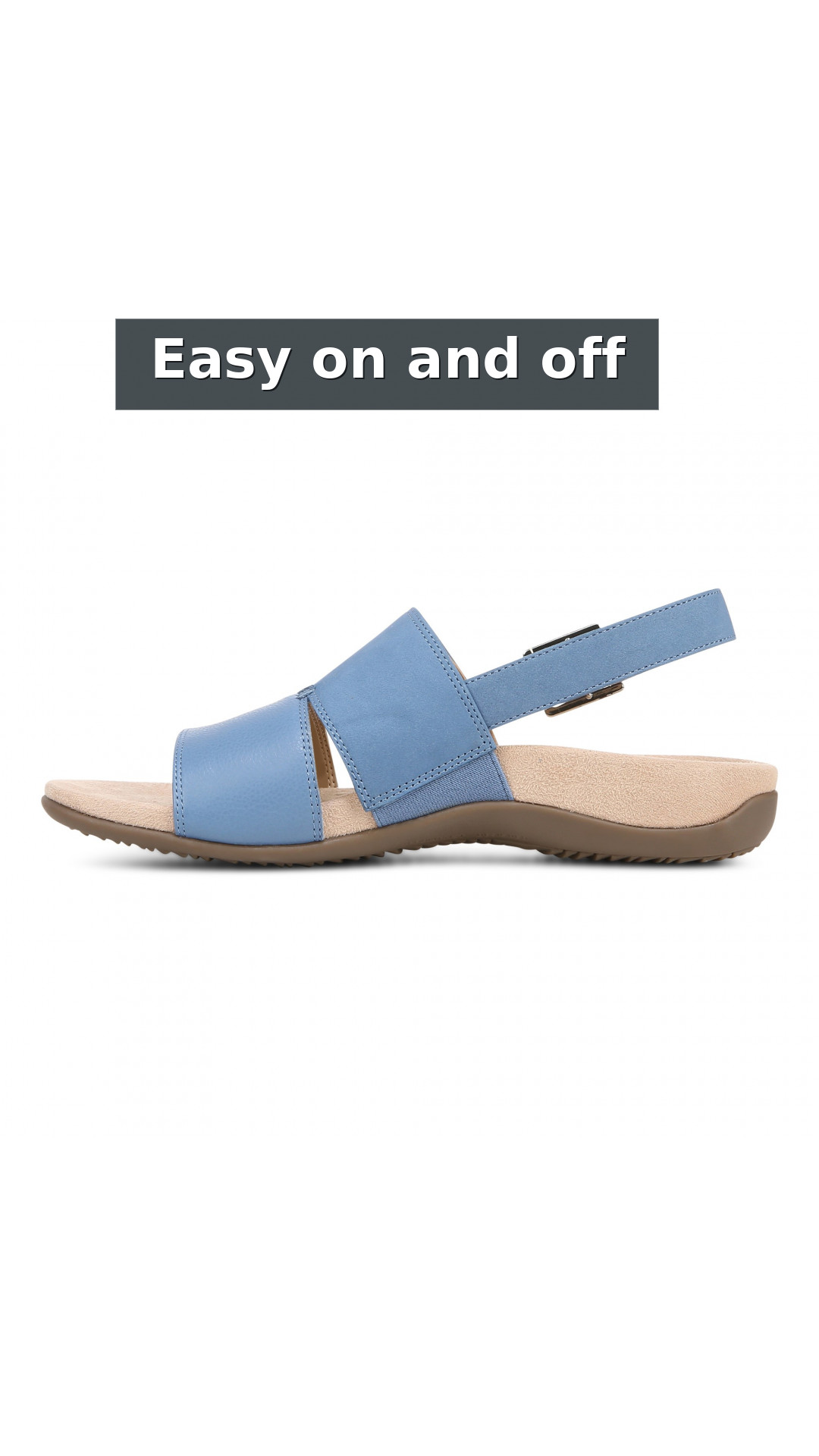 Vionic Morro Women's Slingback Comfort Orthotic Sandal style detail 10: Easy on and off