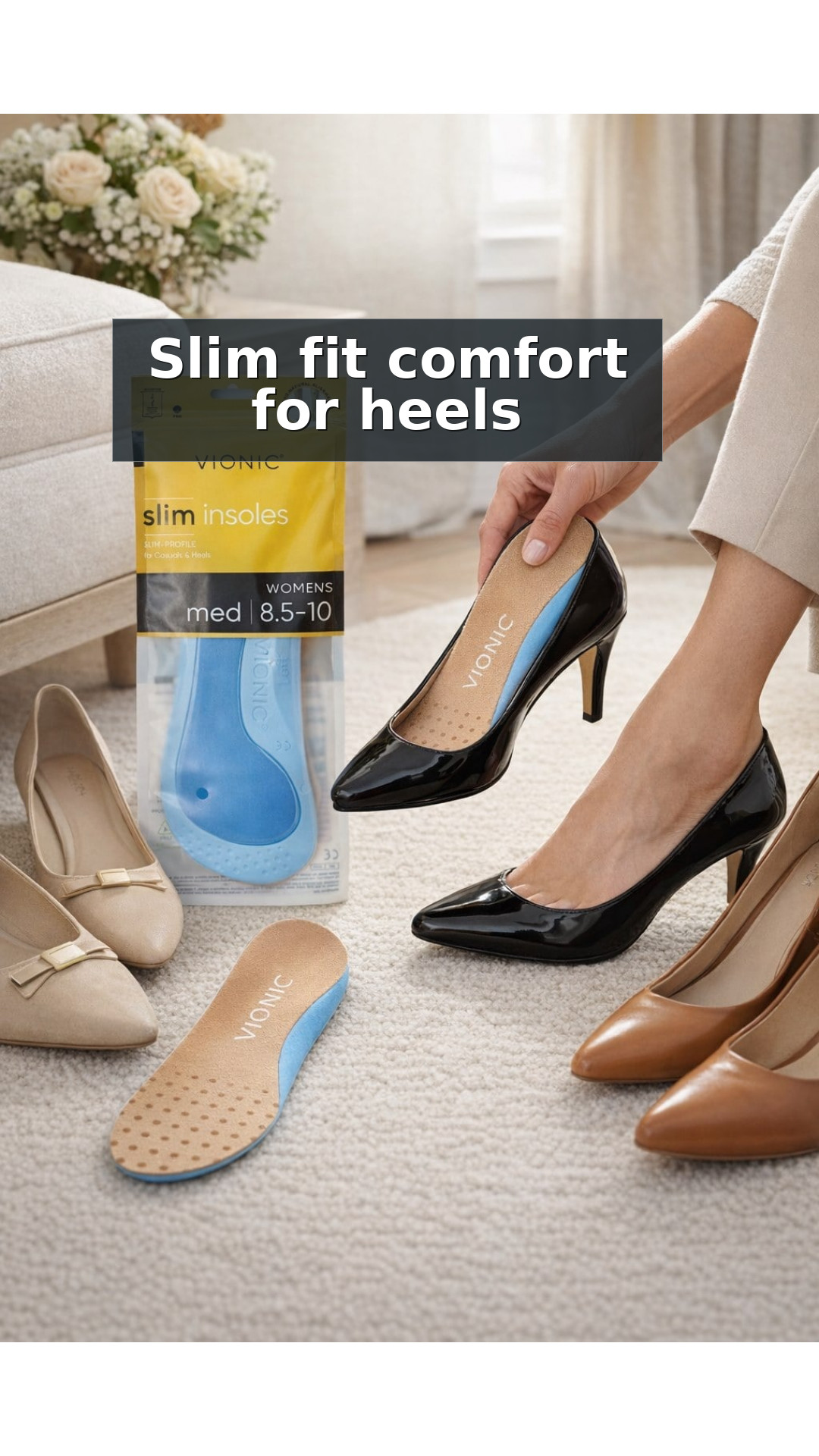Explore Vionic Slim Fit Women's Dress Shoe/Heels Insoles style guide