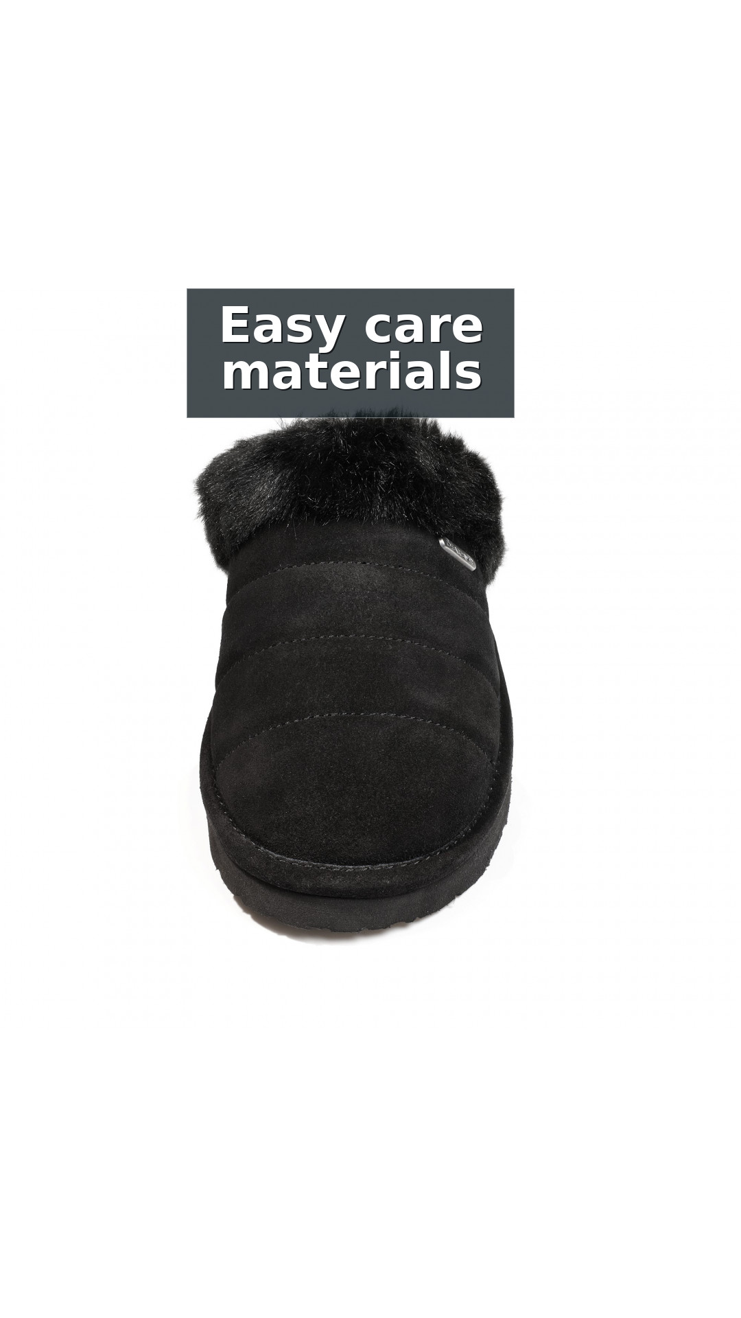 Bearpaw Women's Loki Style Quilted Slippers - 3053W Jordyn - Cozy Indoor/Outdoor House Shoe style detail 11: Easy care materials