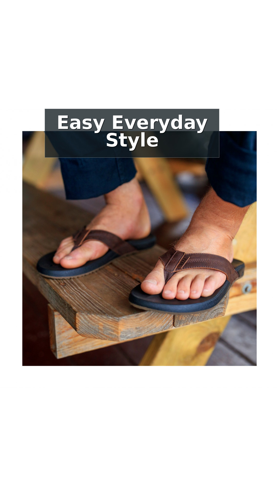 Reef Cushion Phantom 2.0 LE Men's Flip-Flop Sandals style detail 11: Easy Everyday Style