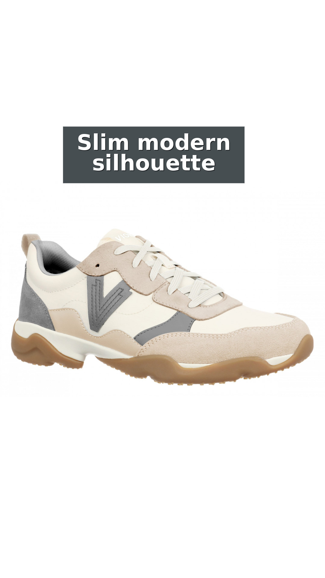 Vionic Walk Slim Glide Women's Comfortable Orthotic Arch Support Walking Sneakers style detail 7: Slim modern silhouette