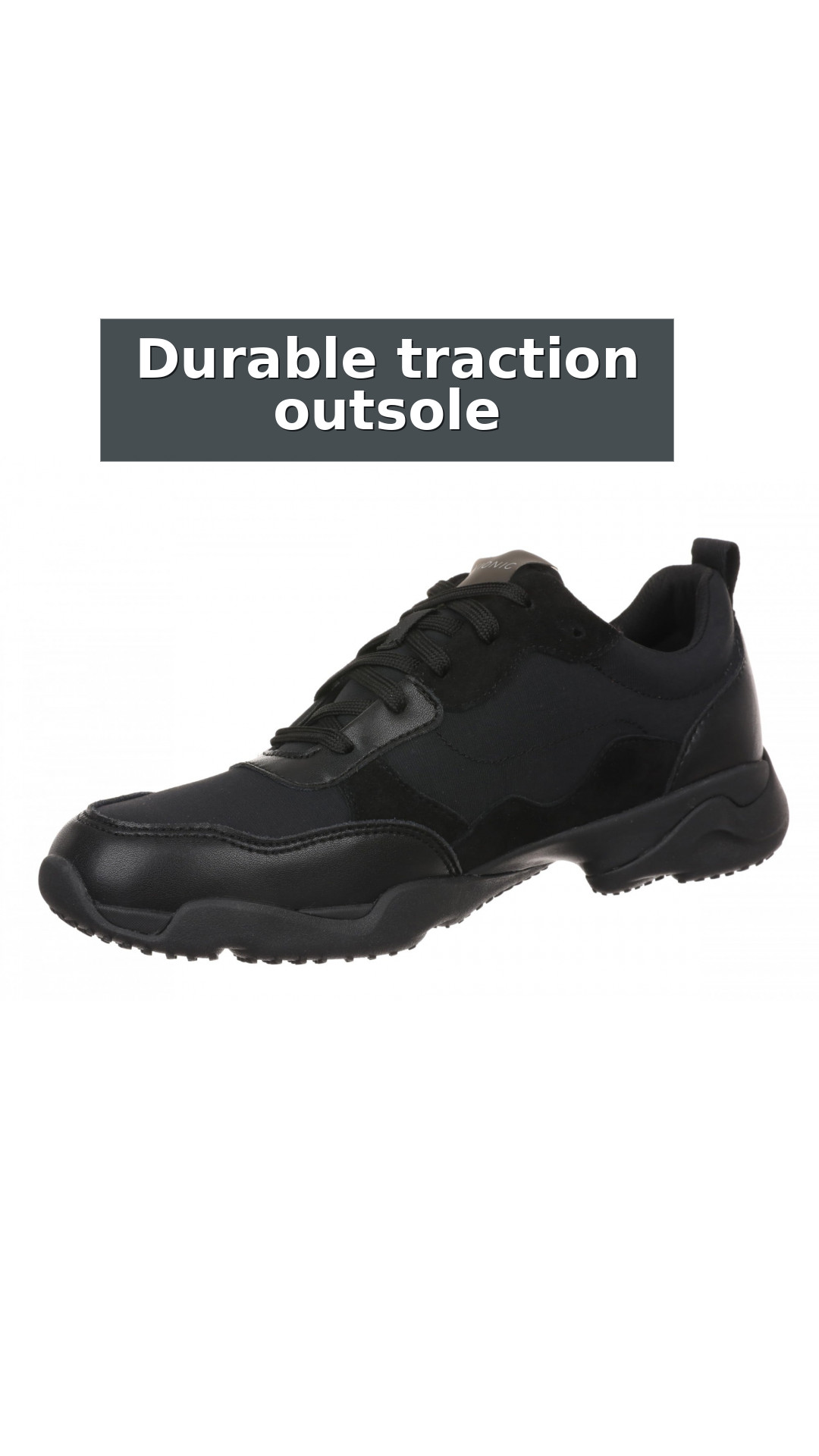 Vionic Walk Slim Glide Women's Comfortable Orthotic Arch Support Walking Sneakers style detail 10: Durable traction outsole