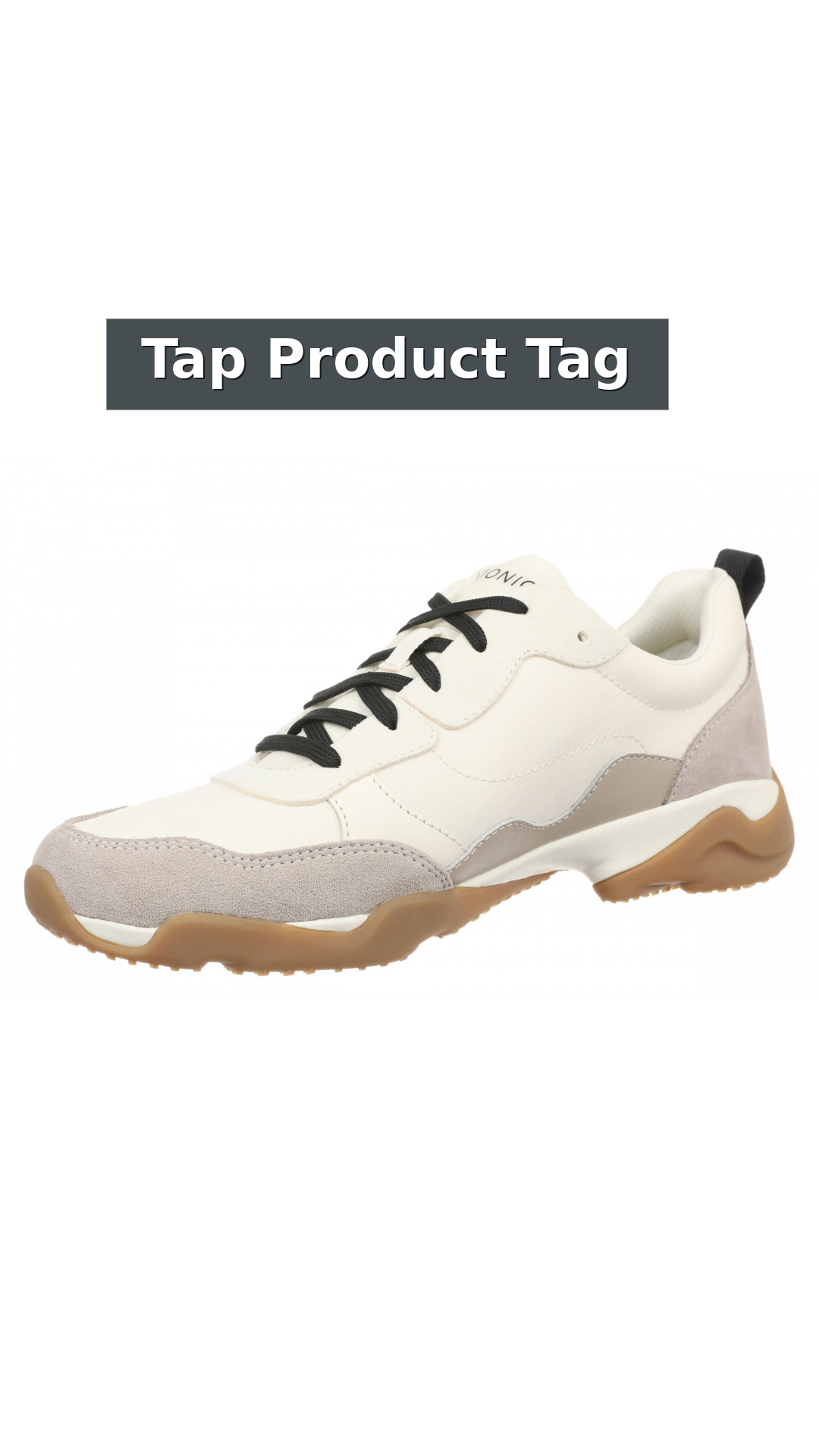 Vionic Walk Slim Glide Women's Comfortable Orthotic Arch Support Walking Sneakers style detail 12: Tap Product Tag