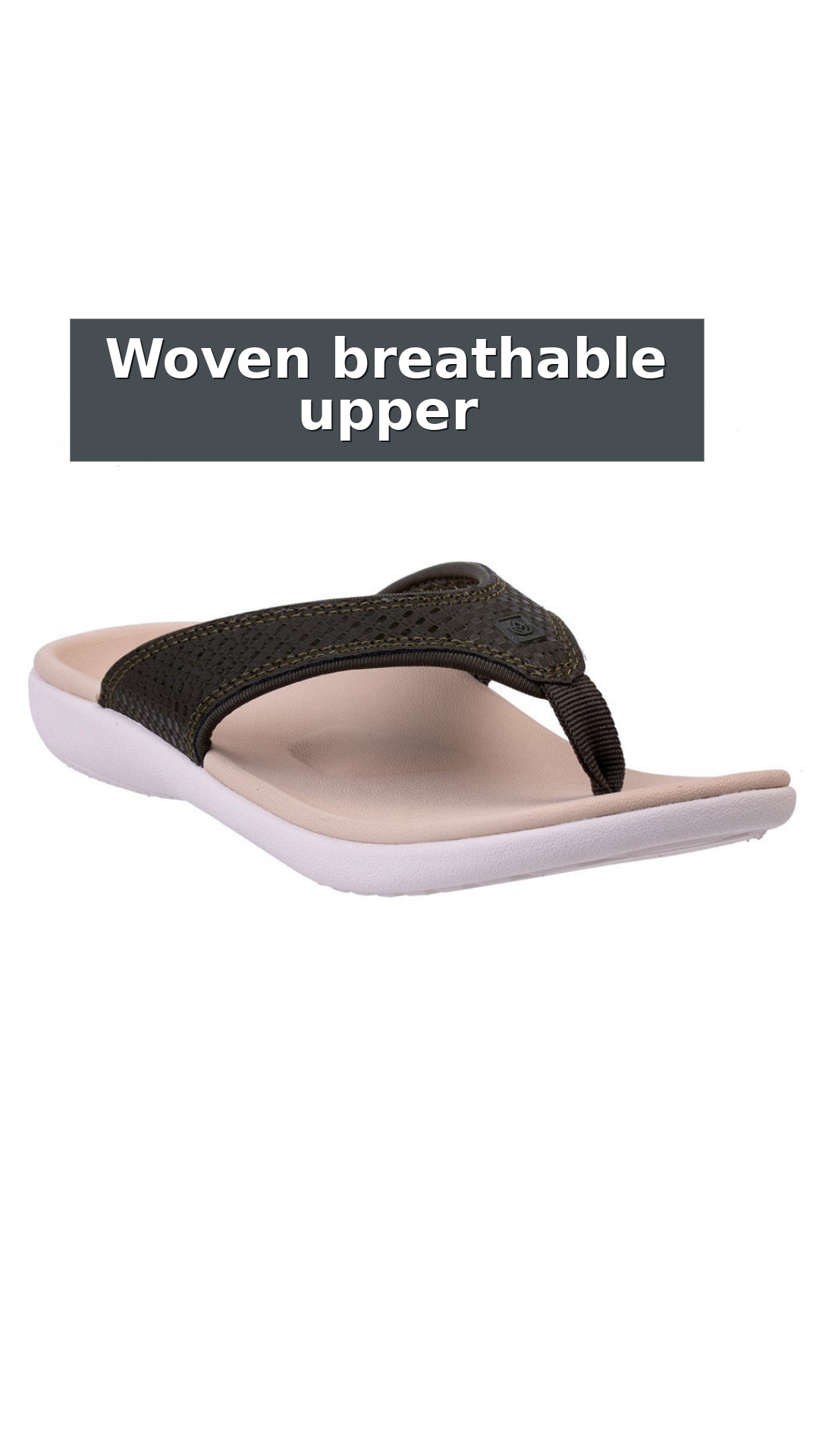 Spenco Yumi Woven with Orthotic Support Women's Sandals style detail 4: Woven breathable upper