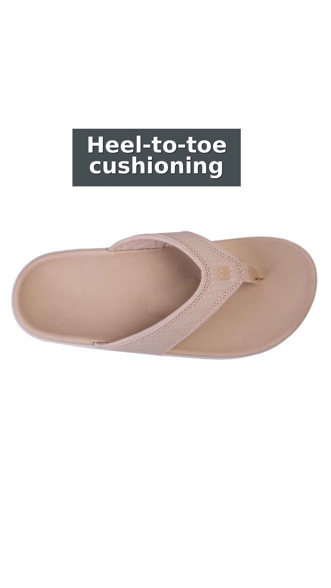 Spenco Yumi Woven with Orthotic Support Women's Sandals style detail 10: Heel-to-toe cushioning