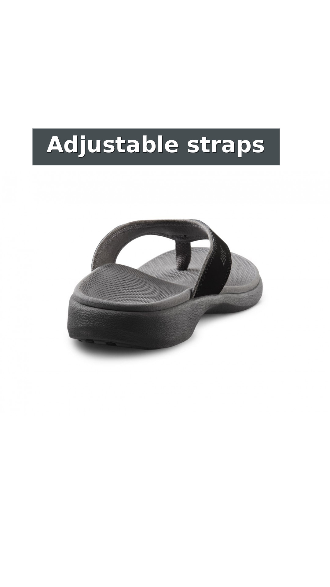 Dr. Comfort Collin Men's Supportive Orthotic Sandals style detail 4: Adjustable straps