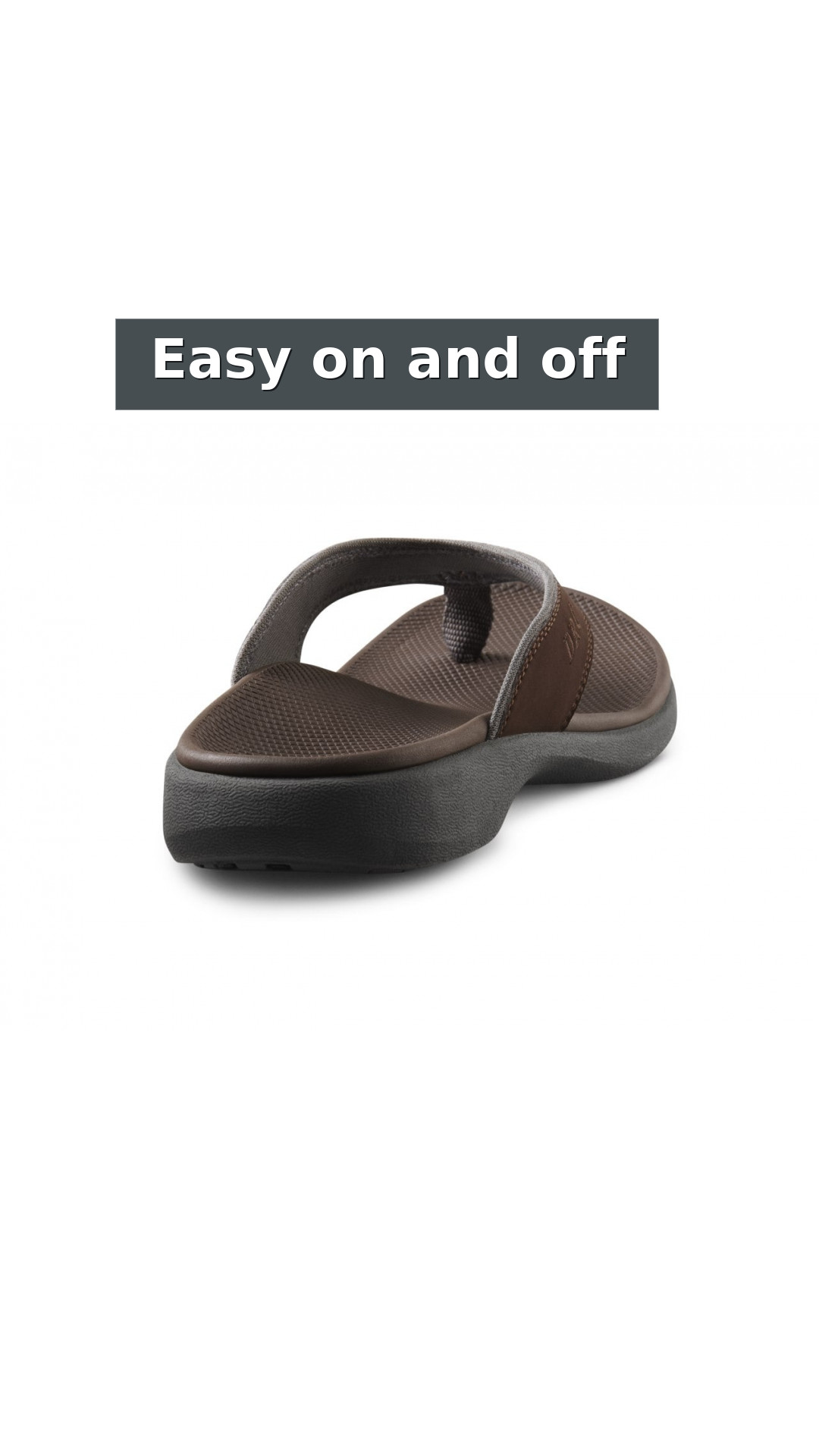 Dr. Comfort Collin Men's Supportive Orthotic Sandals style detail 6: Easy on and off