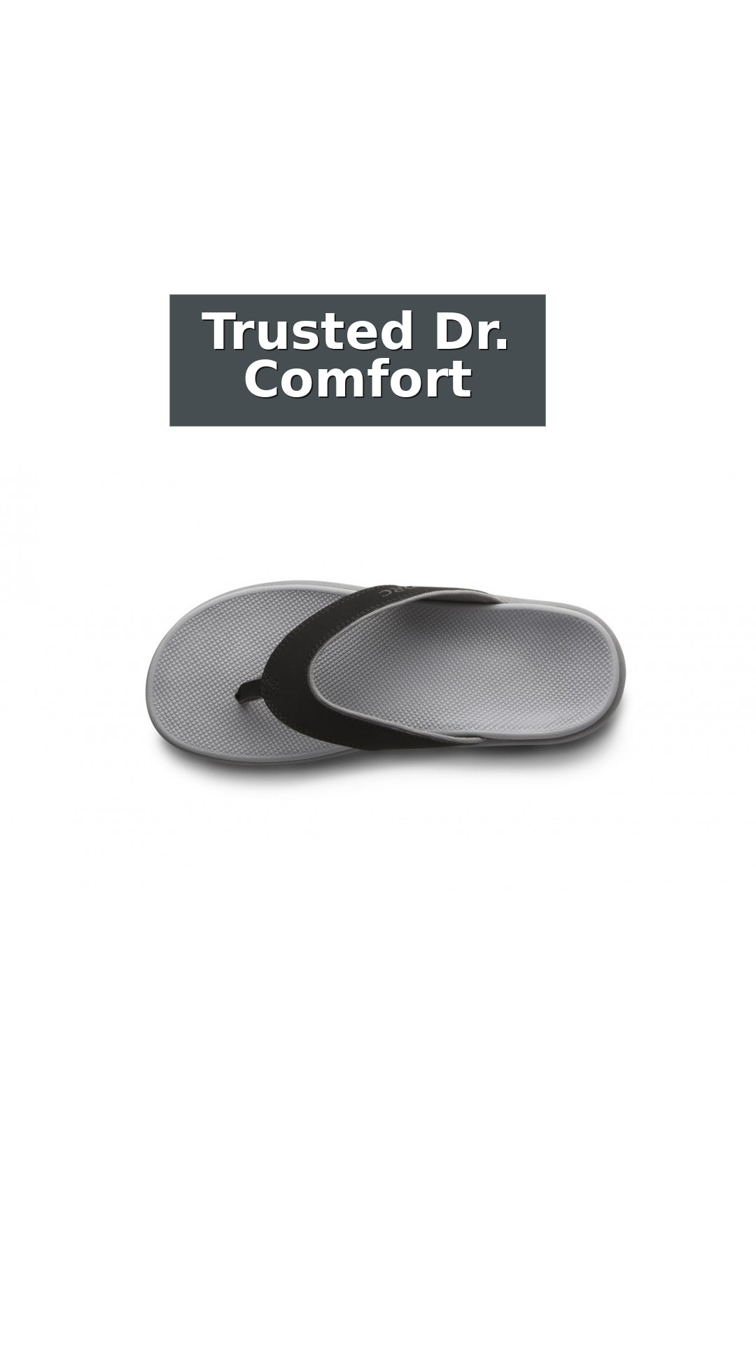 Dr. Comfort Collin Men's Supportive Orthotic Sandals style detail 11: Trusted Dr. Comfort