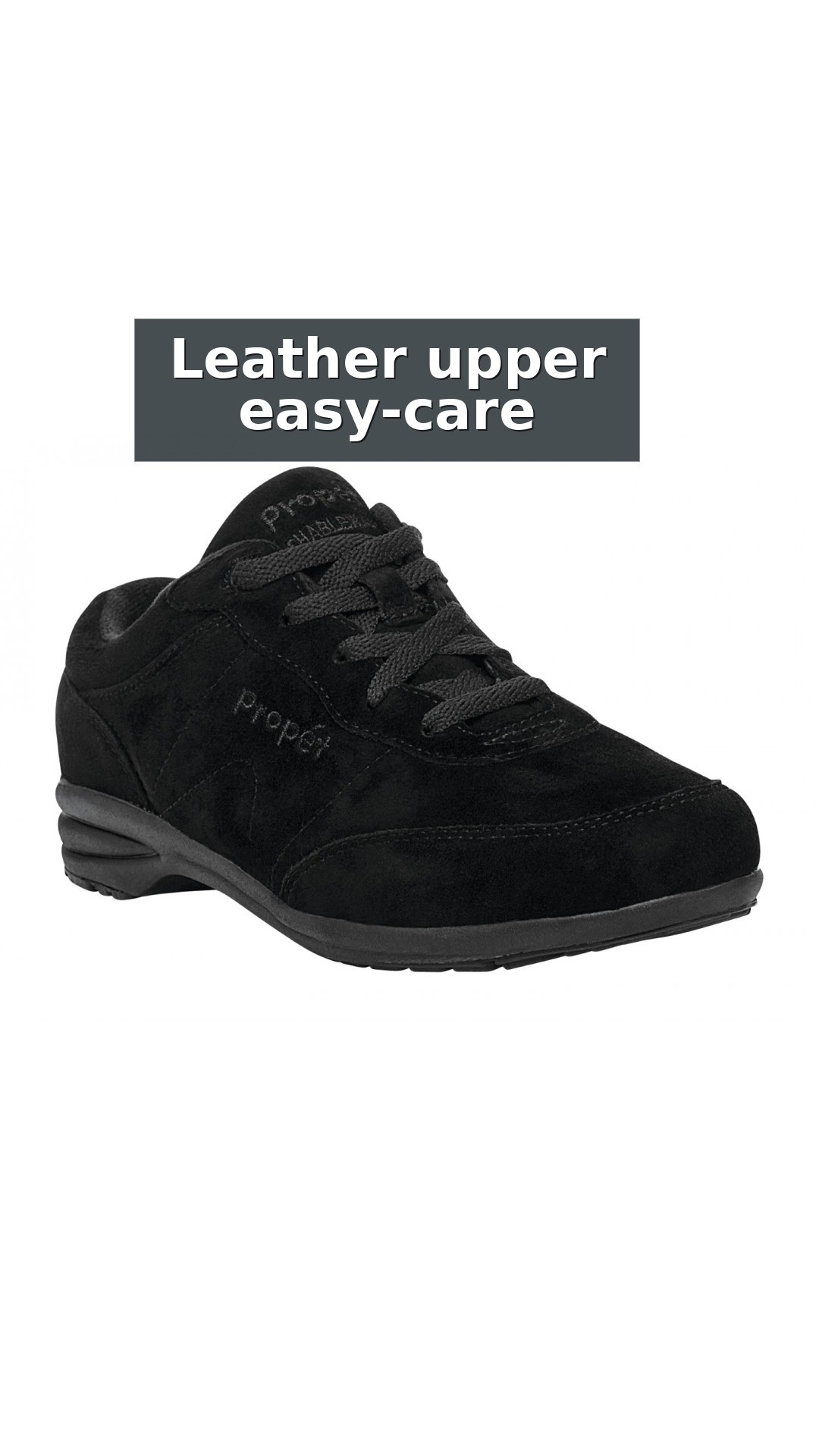 Propet Washable Walker - Women's Casual Orthopedic Shoe style detail 5: Leather upper easy-care
