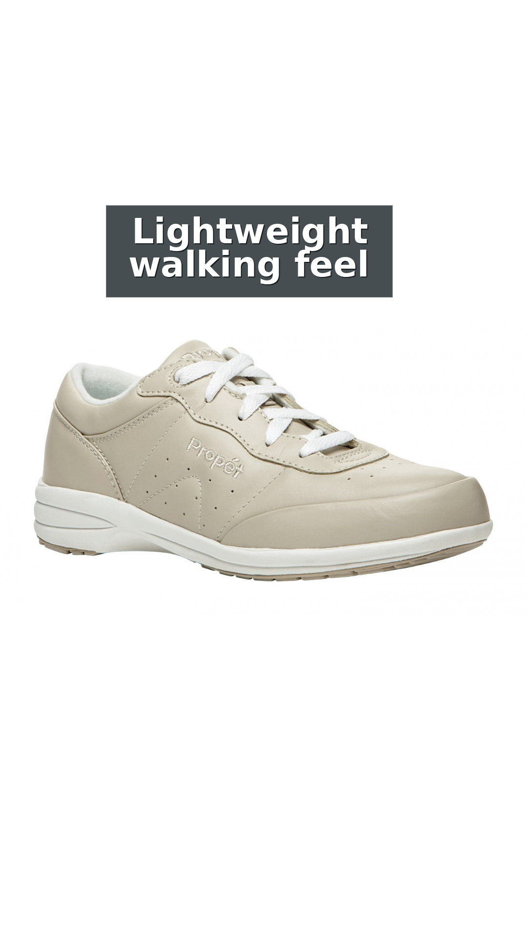 Propet Washable Walker - Women's Casual Orthopedic Shoe style detail 9: Lightweight walking feel