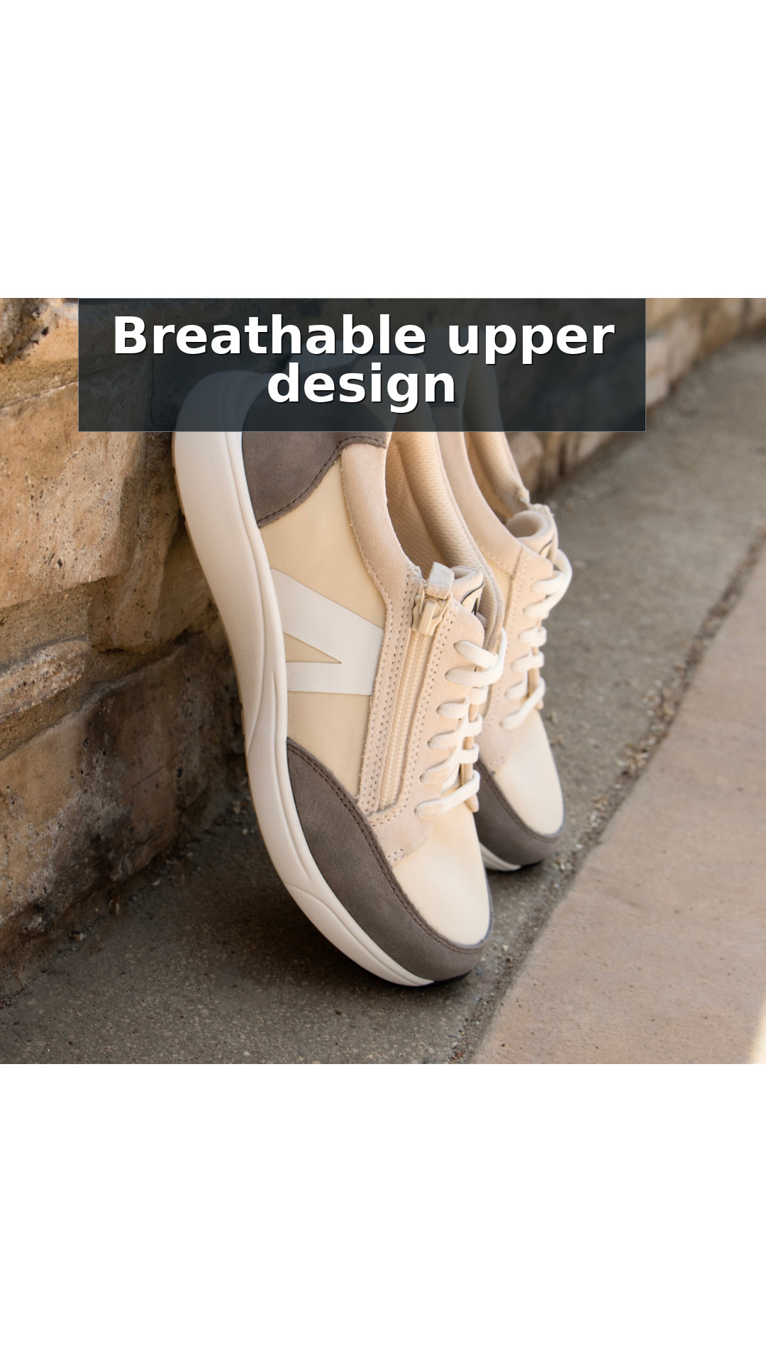 Alegria Eazeer Comfort Arch Support Women's Walking Shoe style detail 6: Breathable upper design