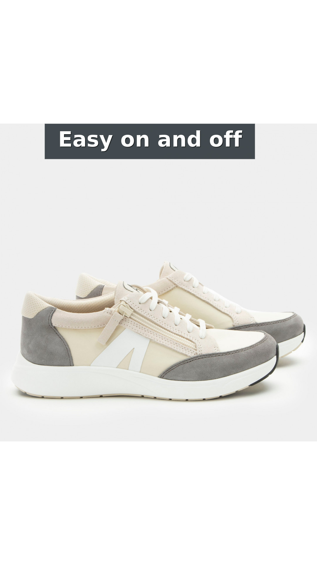 Alegria Eazeer Comfort Arch Support Women's Walking Shoe style detail 7: Easy on and off