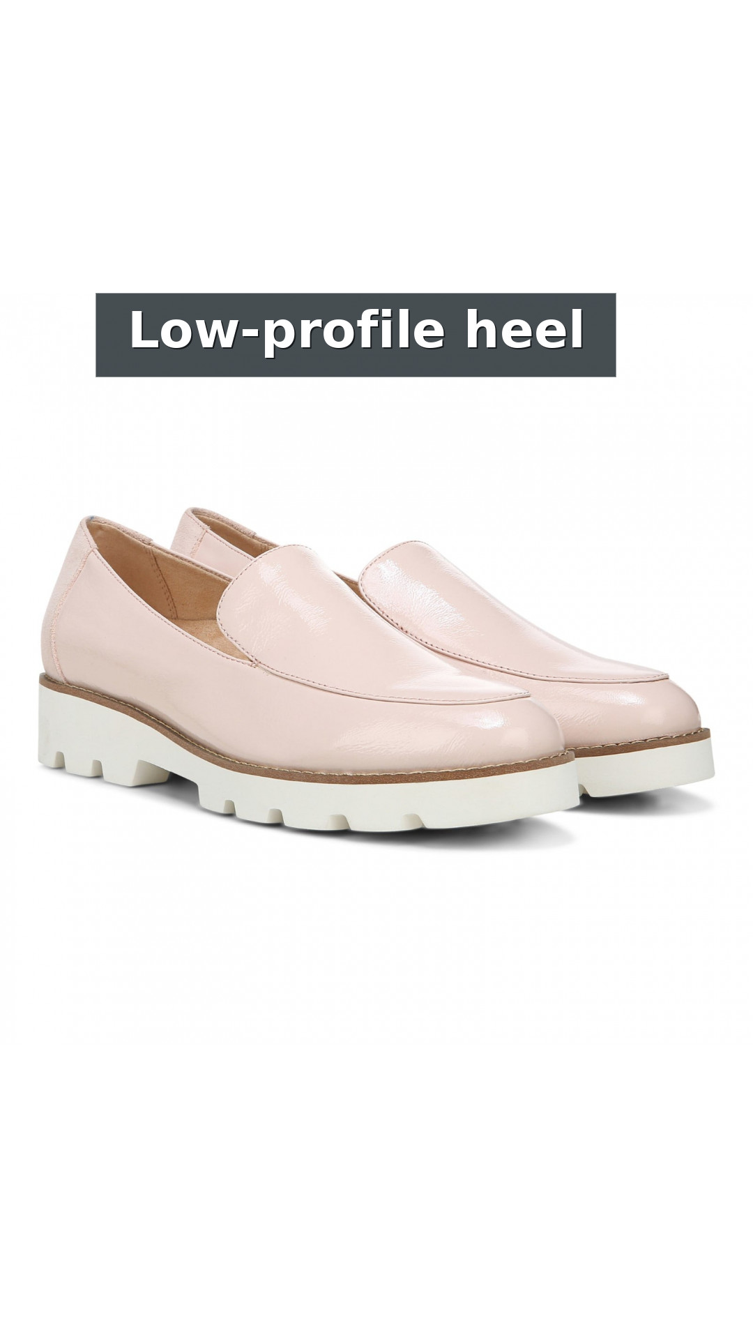 Vionic Kensley Women's Slip On Loafer style detail 10: Low-profile heel