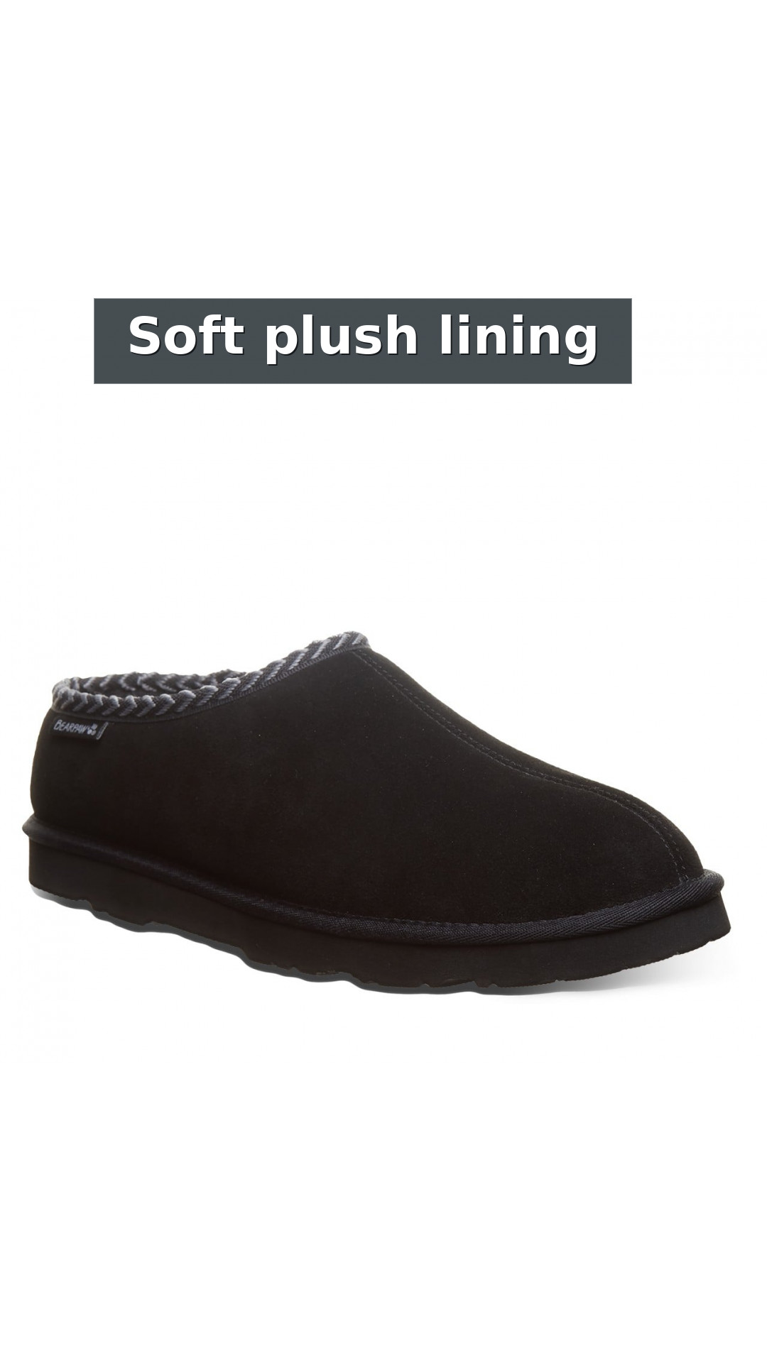 Beau Men's Slippers By Bearpaw - 3048m style detail 2: Soft plush lining