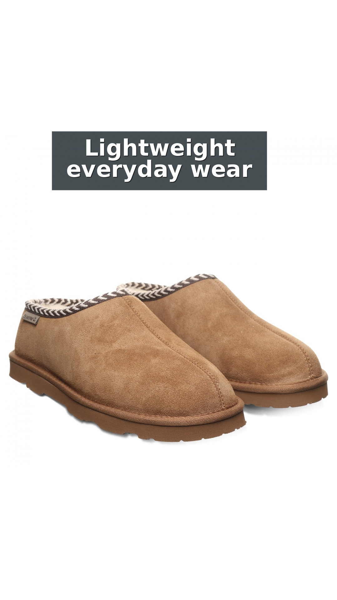 Beau Men's Slippers By Bearpaw - 3048m style detail 8: Lightweight everyday wear