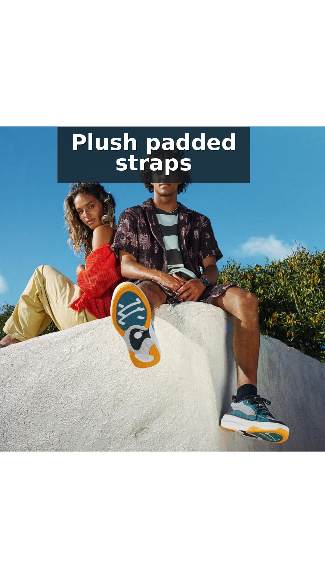 Reef Fanning Men's Comfort Beach Sandals style detail 4: Plush padded straps