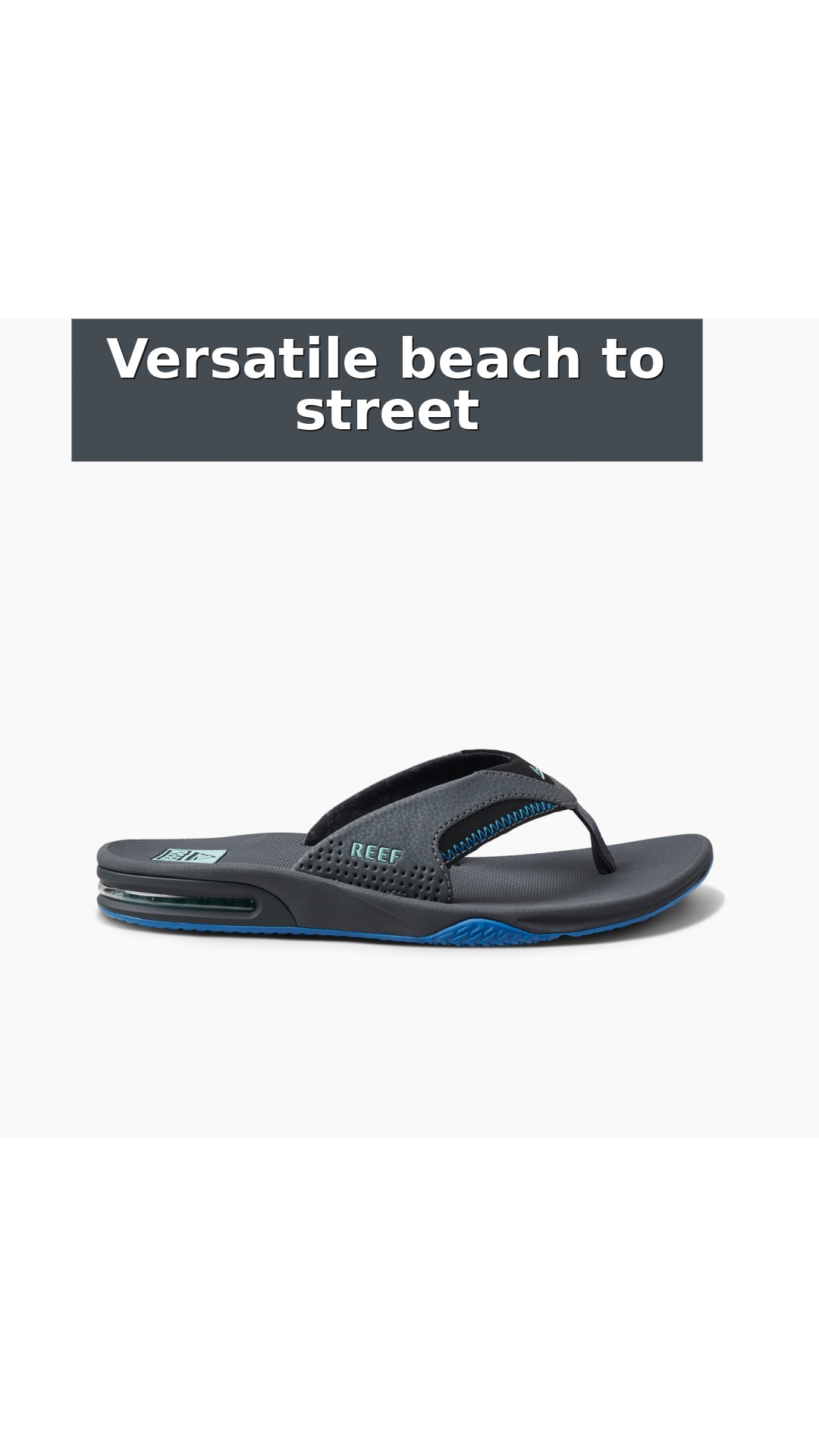 Reef Fanning Men's Comfort Beach Sandals style detail 10: Versatile beach to street