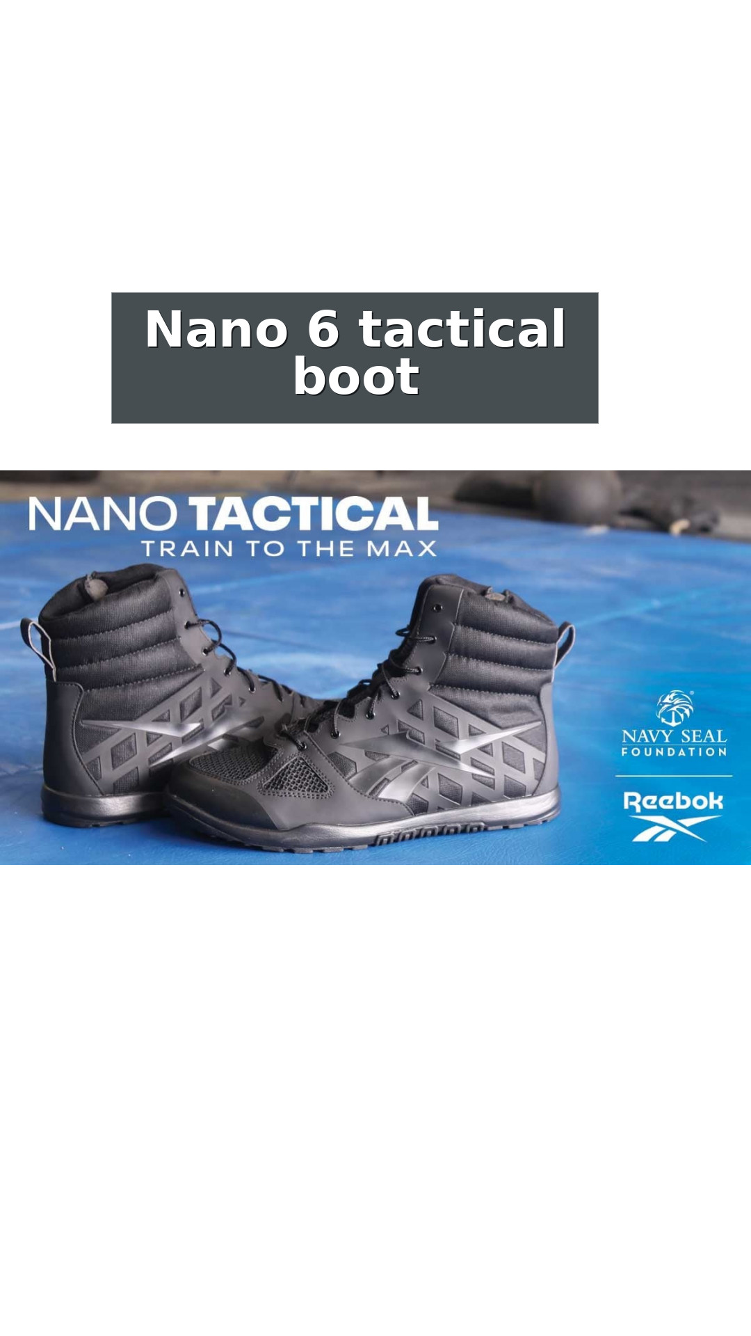 Explore Reebok Men's Nano 6 Inch Tactical Boot - TAA Compliant Soft Toe Shoe style guide