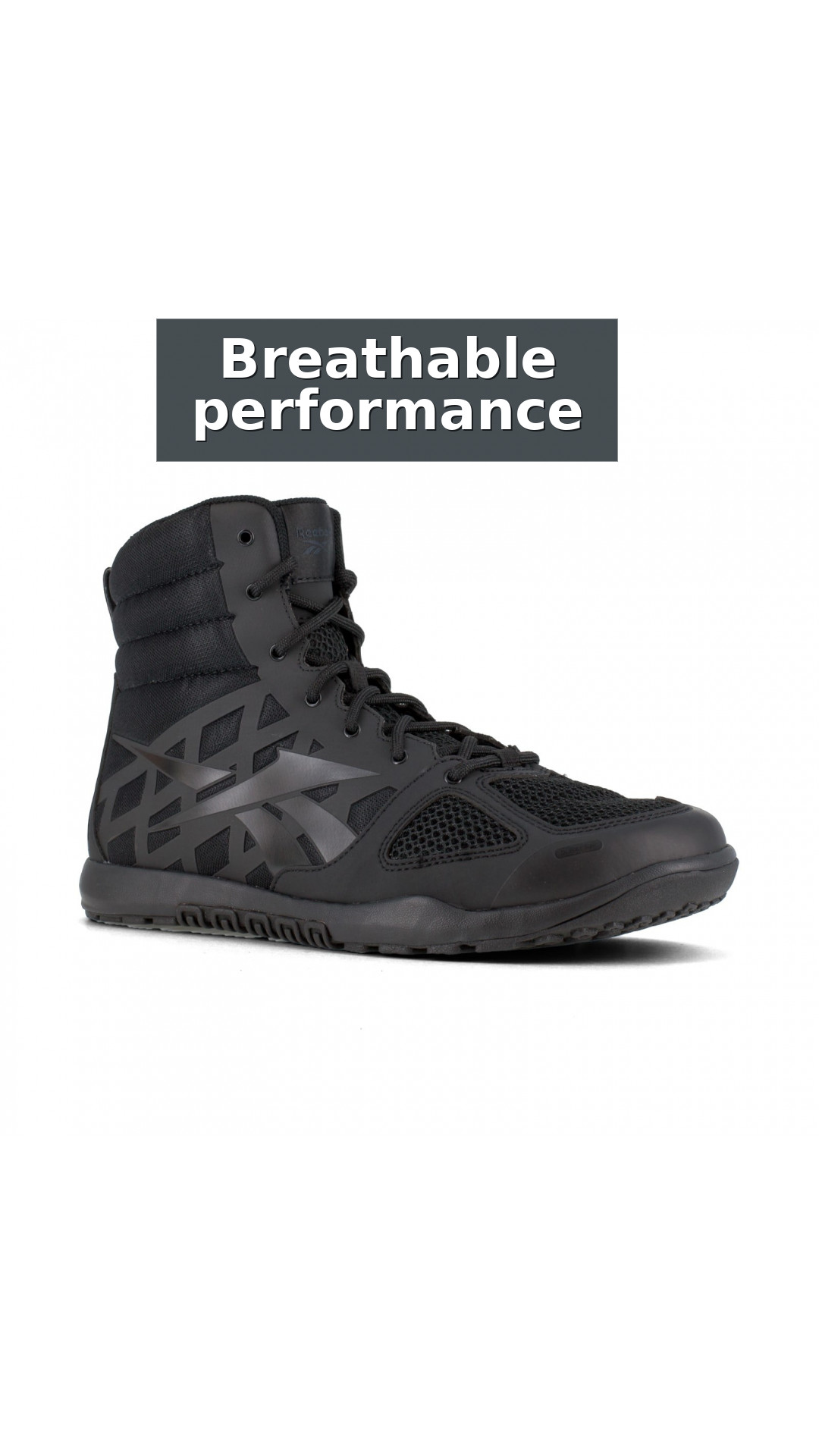 Reebok Men's Nano 6 Inch Tactical Boot - TAA Compliant Soft Toe Shoe style detail 8: Breathable performance upper
