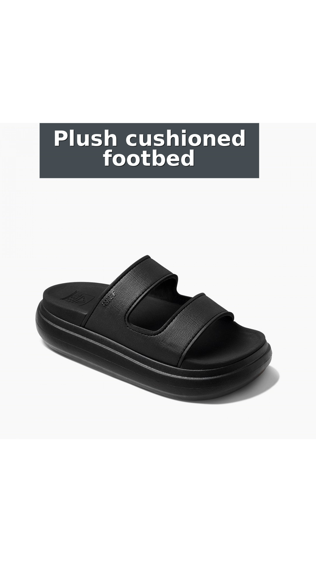 Reef Cushion Bondi 2 Bar Women's Comfort Sandals style detail 2: Plush cushioned footbed