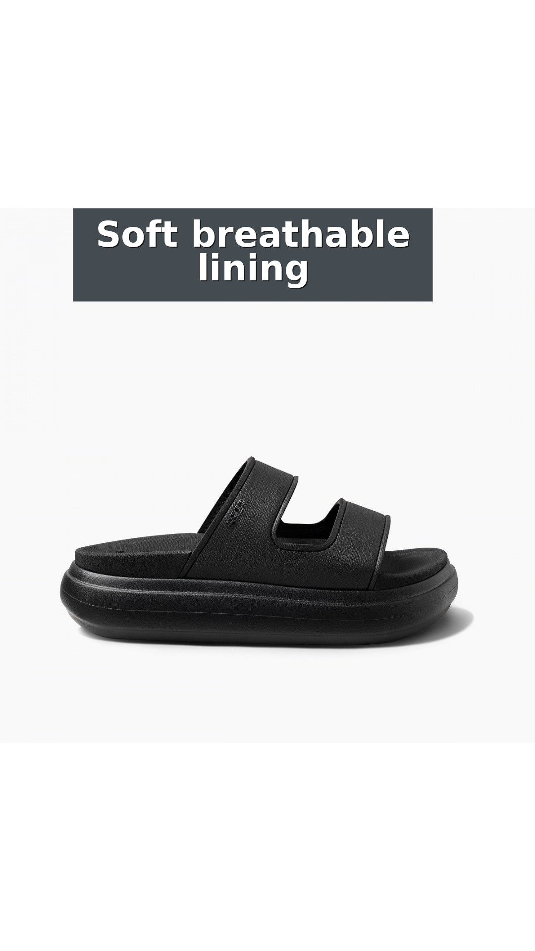 Reef Cushion Bondi 2 Bar Women's Comfort Sandals style detail 5: Soft breathable lining