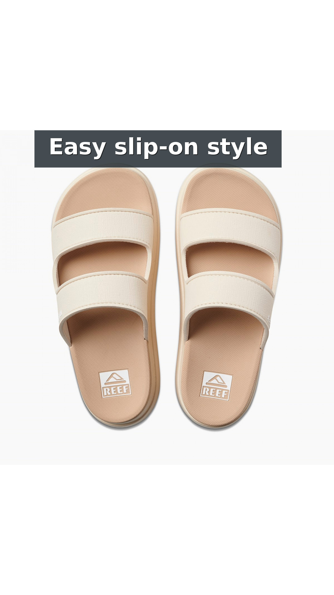Reef Cushion Bondi 2 Bar Women's Comfort Sandals style detail 8: Easy slip-on style