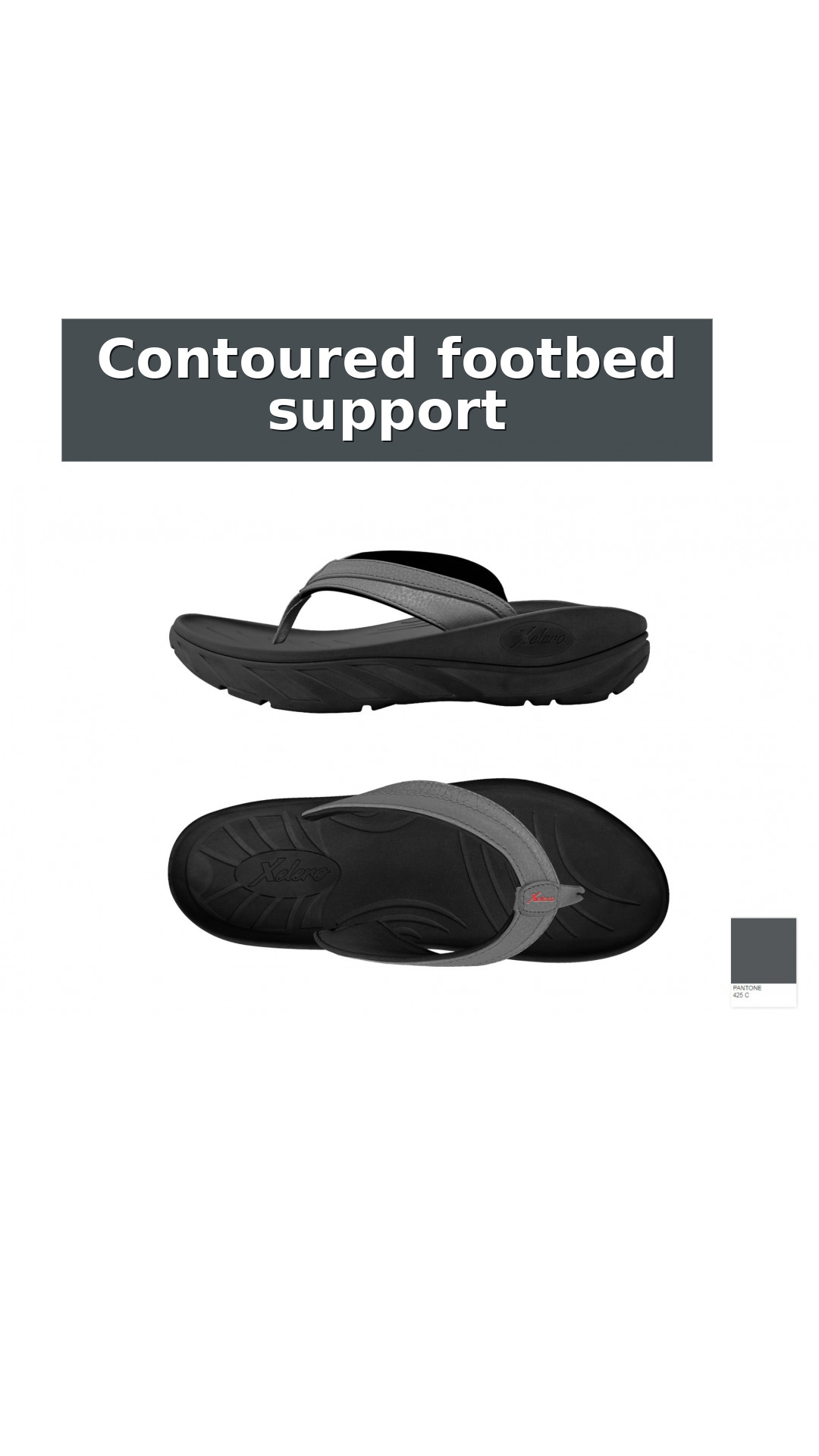 Xelero TRU Sandal Men's Sandal style detail 2: Contoured footbed support
