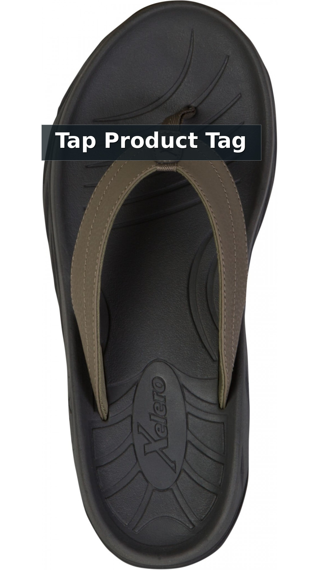 Xelero TRU Sandal Men's Sandal style detail 12: Tap Product Tag