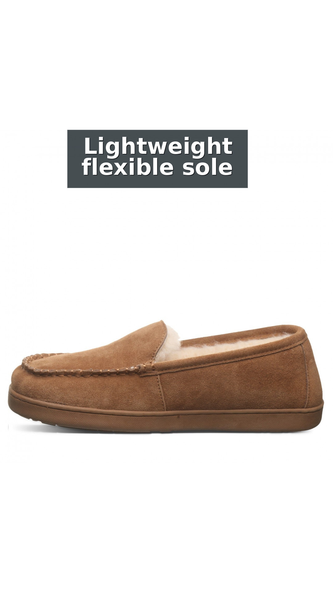 Bearpaw Brian Men's Slippers - Comfort Indoor Footwear style detail 6: Lightweight flexible sole