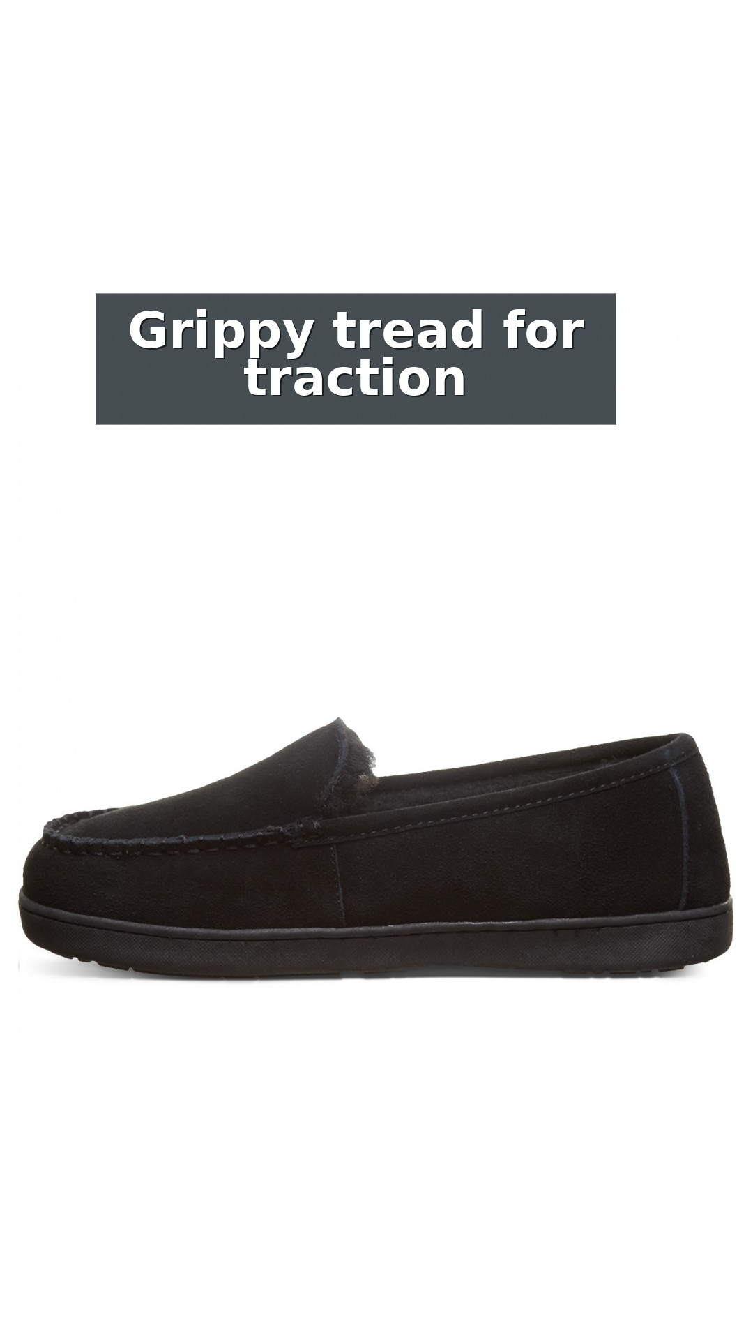 Bearpaw Brian Men's Slippers - Comfort Indoor Footwear style detail 7: Grippy tread for traction