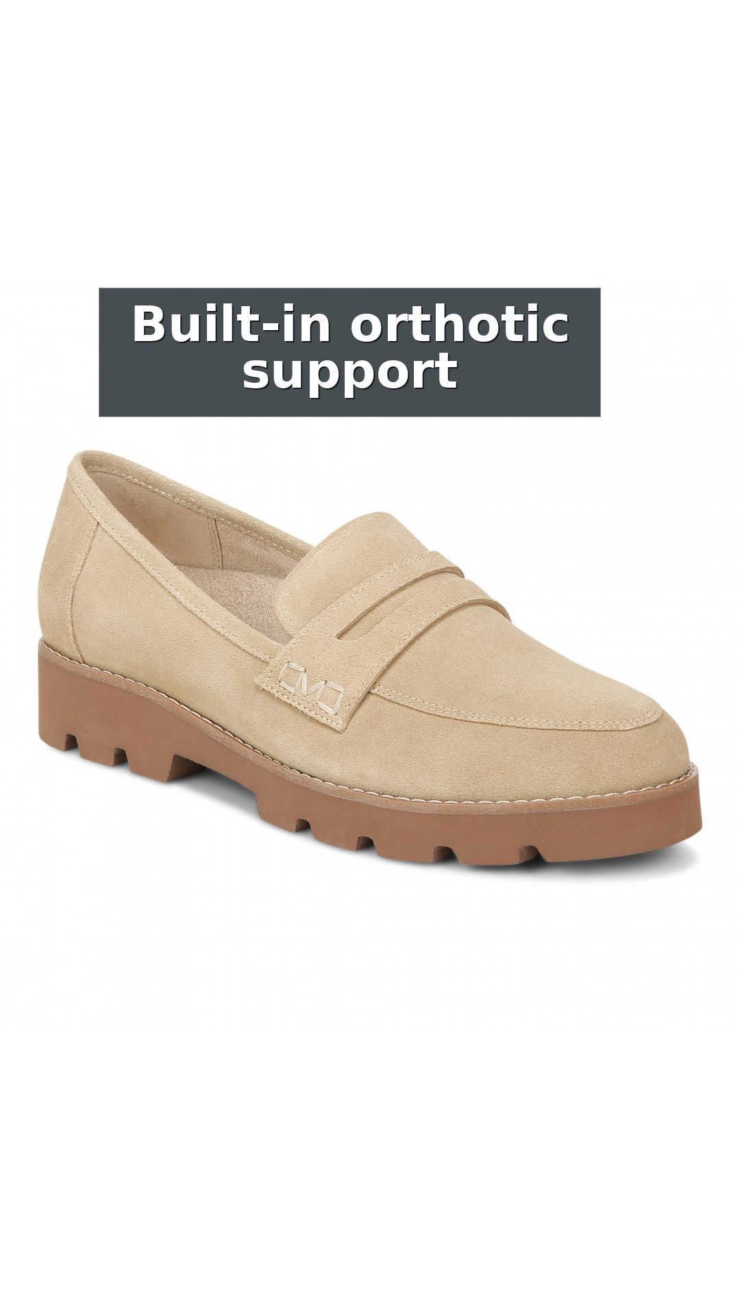 Vionic Cheryl II Women's Slip On Loafer Moc Casual Shoes style detail 3: Built-in orthotic support
