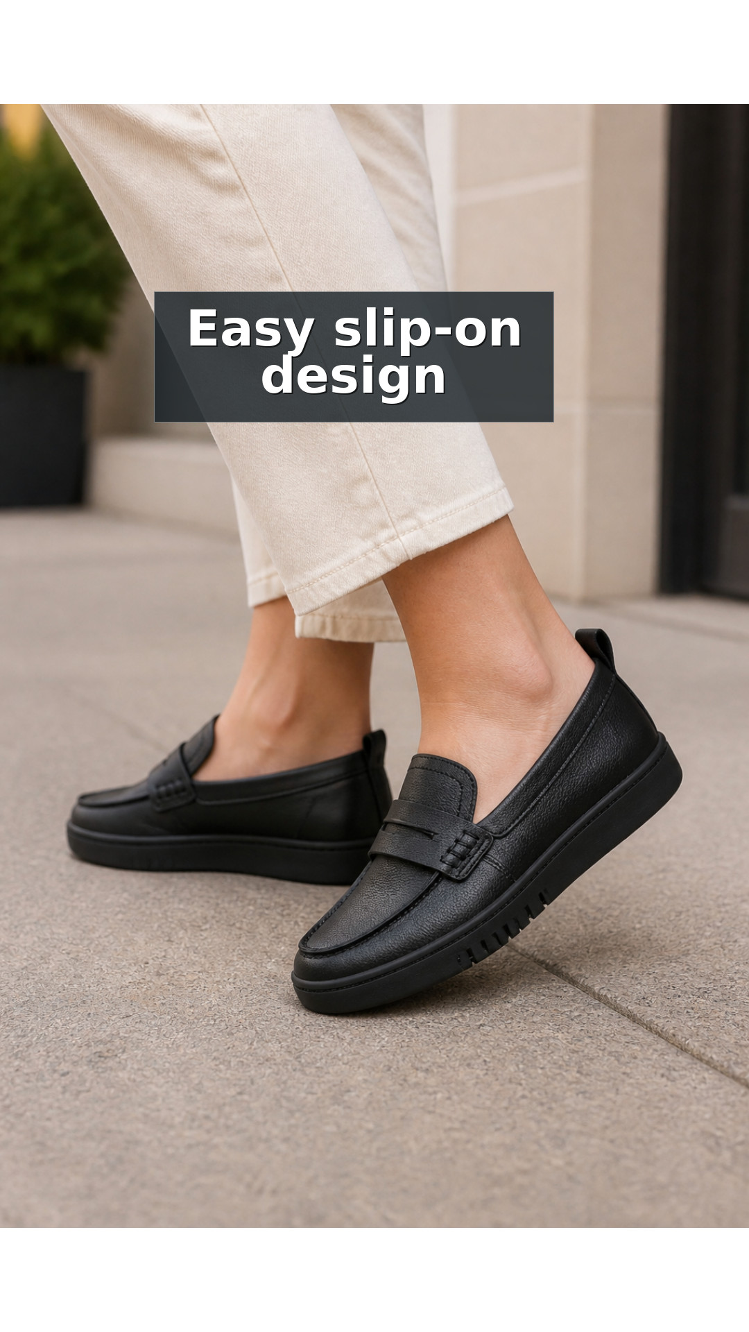 Vionic Chantel Women's Arch Support Slip-On Loafer Shoe style detail 2: Easy slip-on design