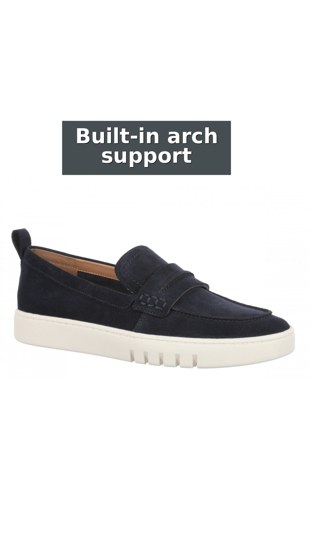 Vionic Chantel Women's Arch Support Slip-On Loafer Shoe style detail 3: Built-in arch support