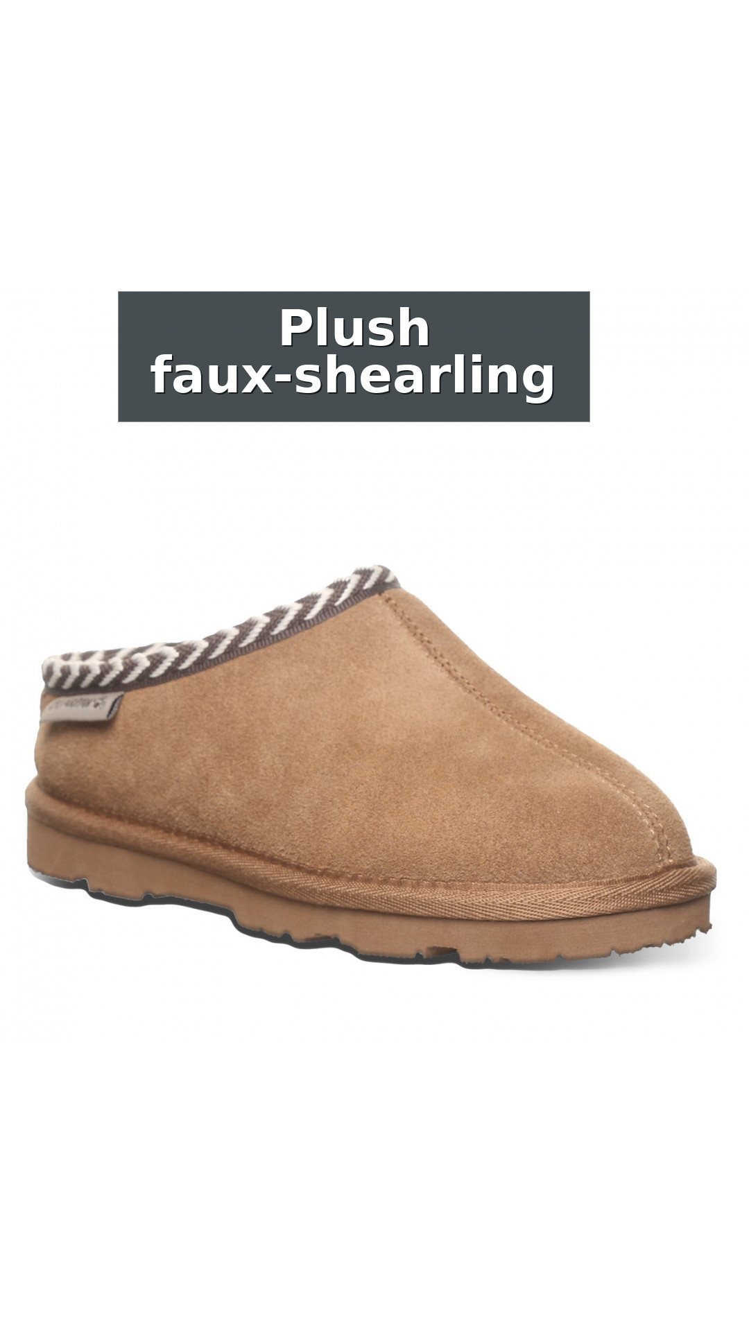 Bearpaw Tabitha Youth Kid's Indoor/outdoor Slippers style detail 2: Plush faux-shearling lining