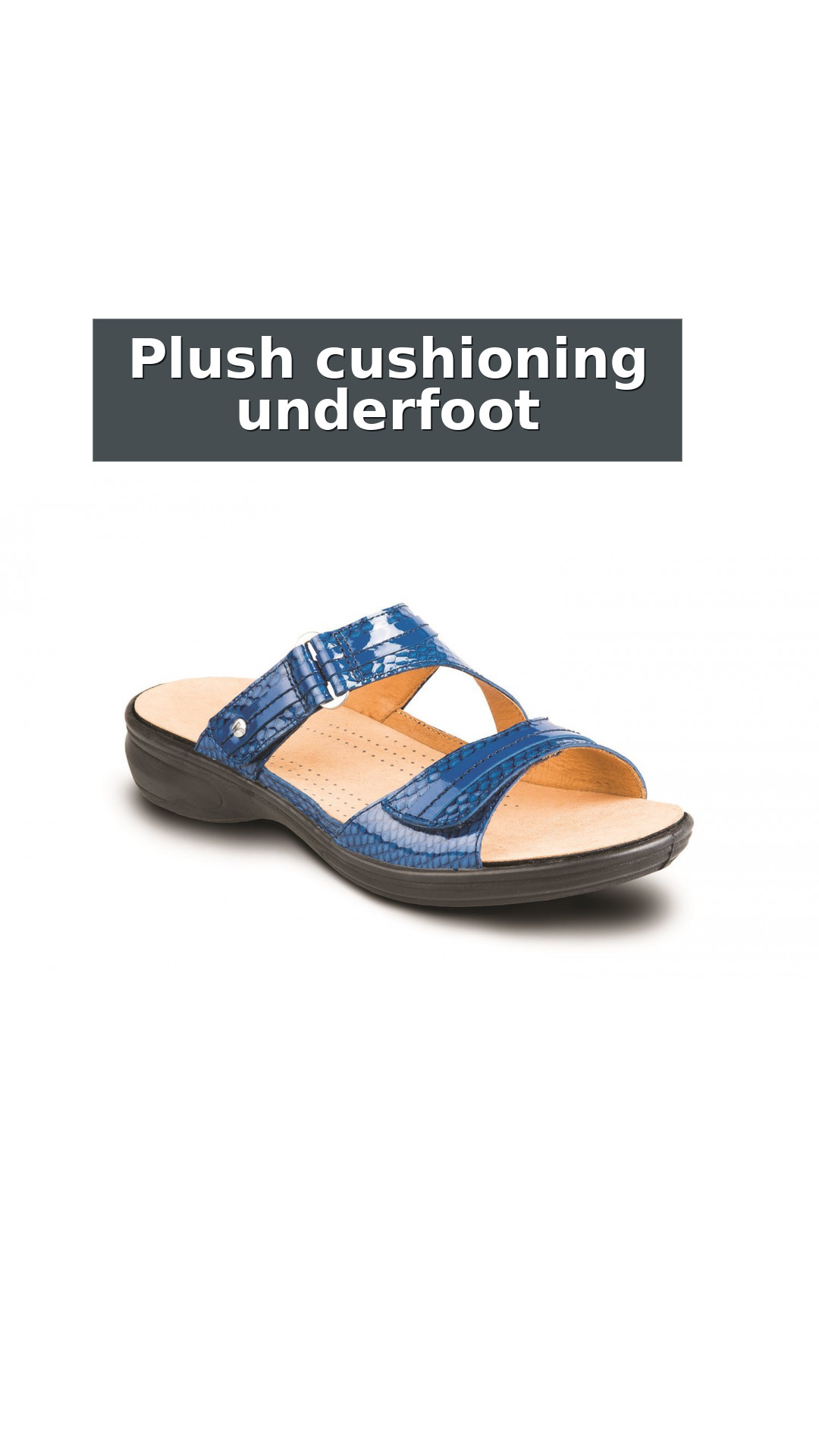 Revere Rio Removable Comfort Insert Adjustable Support Women's Slide style detail 5: Plush cushioning underfoot