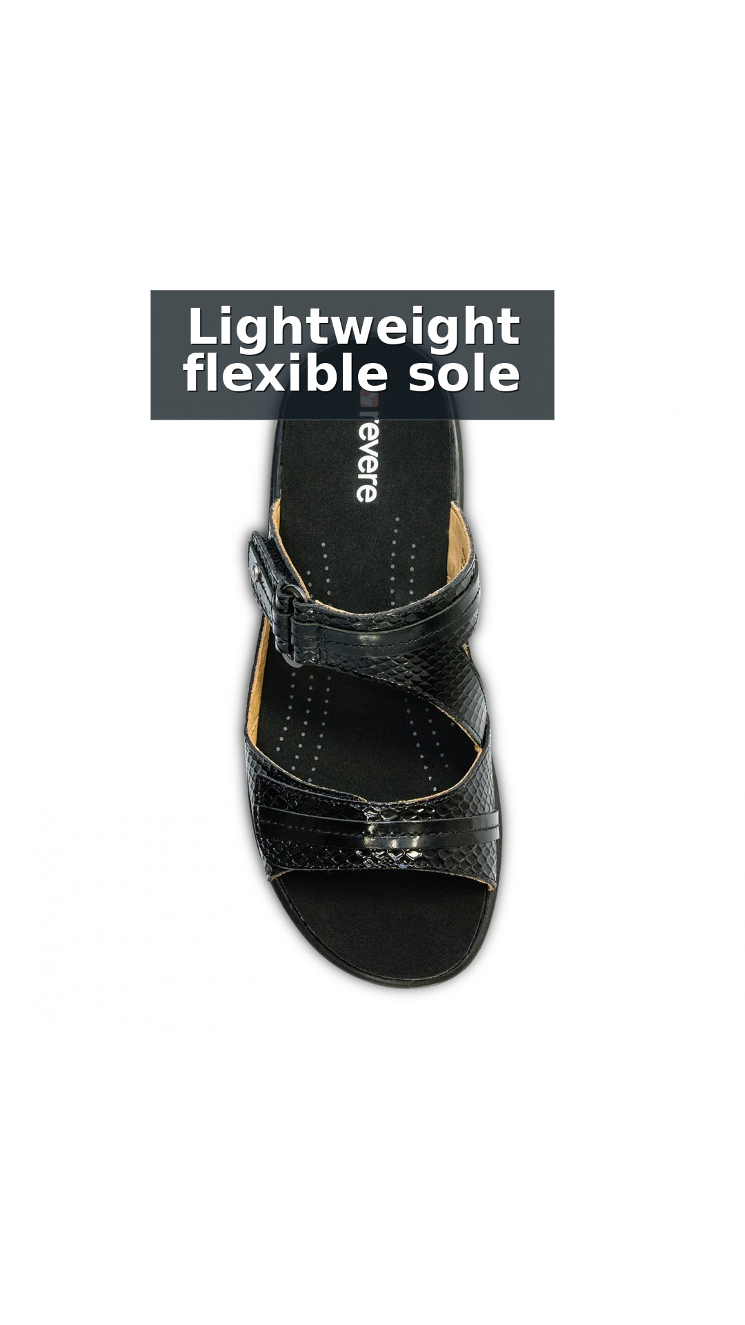 Revere Rio Removable Comfort Insert Adjustable Support Women's Slide style detail 7: Lightweight flexible sole