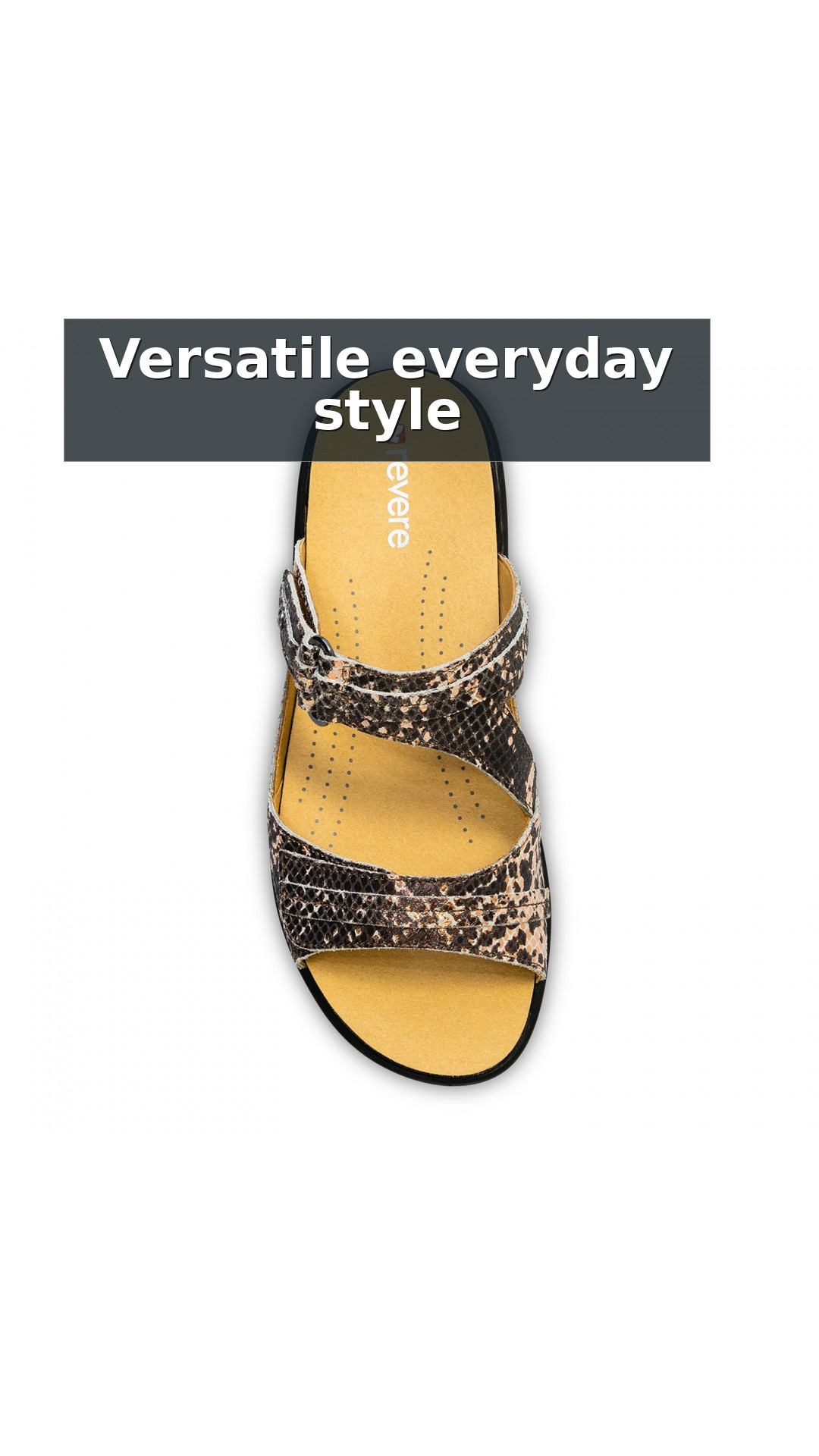 Revere Rio Removable Comfort Insert Adjustable Support Women's Slide style detail 9: Versatile everyday style